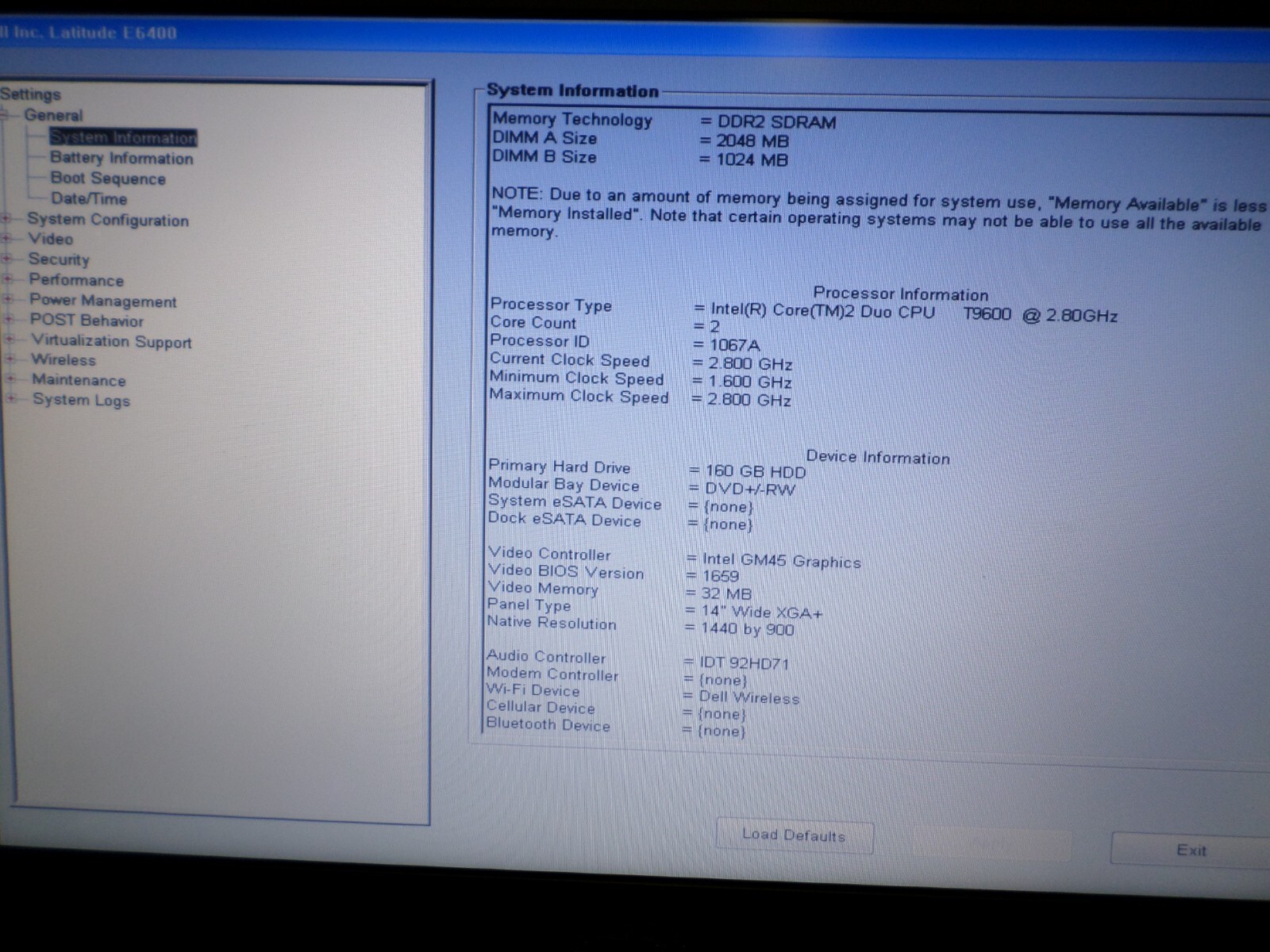 Dell Latitude E6400 Laptop 14″ Intel Core2Duo 2.8GHz 3GB RAM 160GB Windows 10