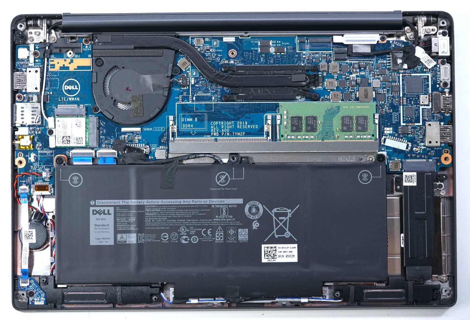 Dell Latitude 7400 Laptop – Intel Core i5-8365U @1.60GHz 8GB RAM – No SSD