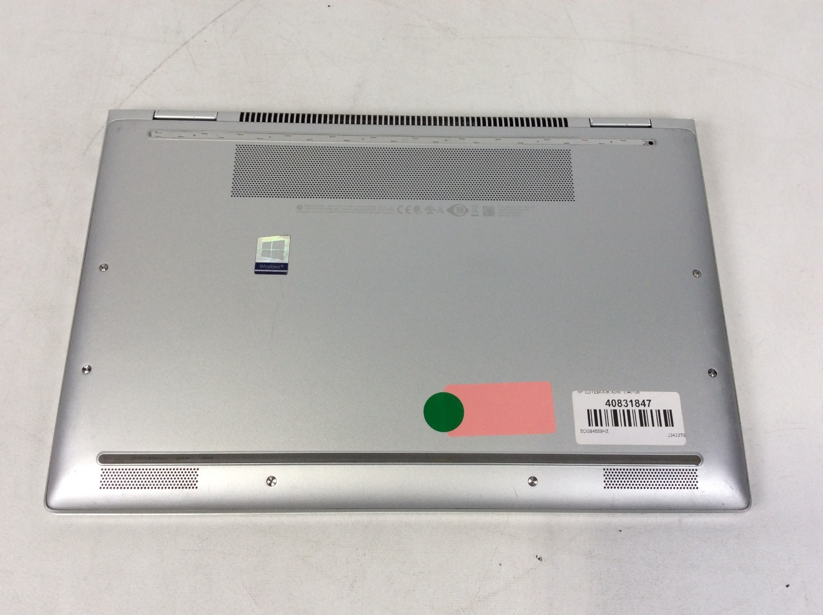 HP EliteBook X360 1040 G6 I7-8665U 1.9GHz 16GB RAM 256GB +Charger Batt Cap 71%