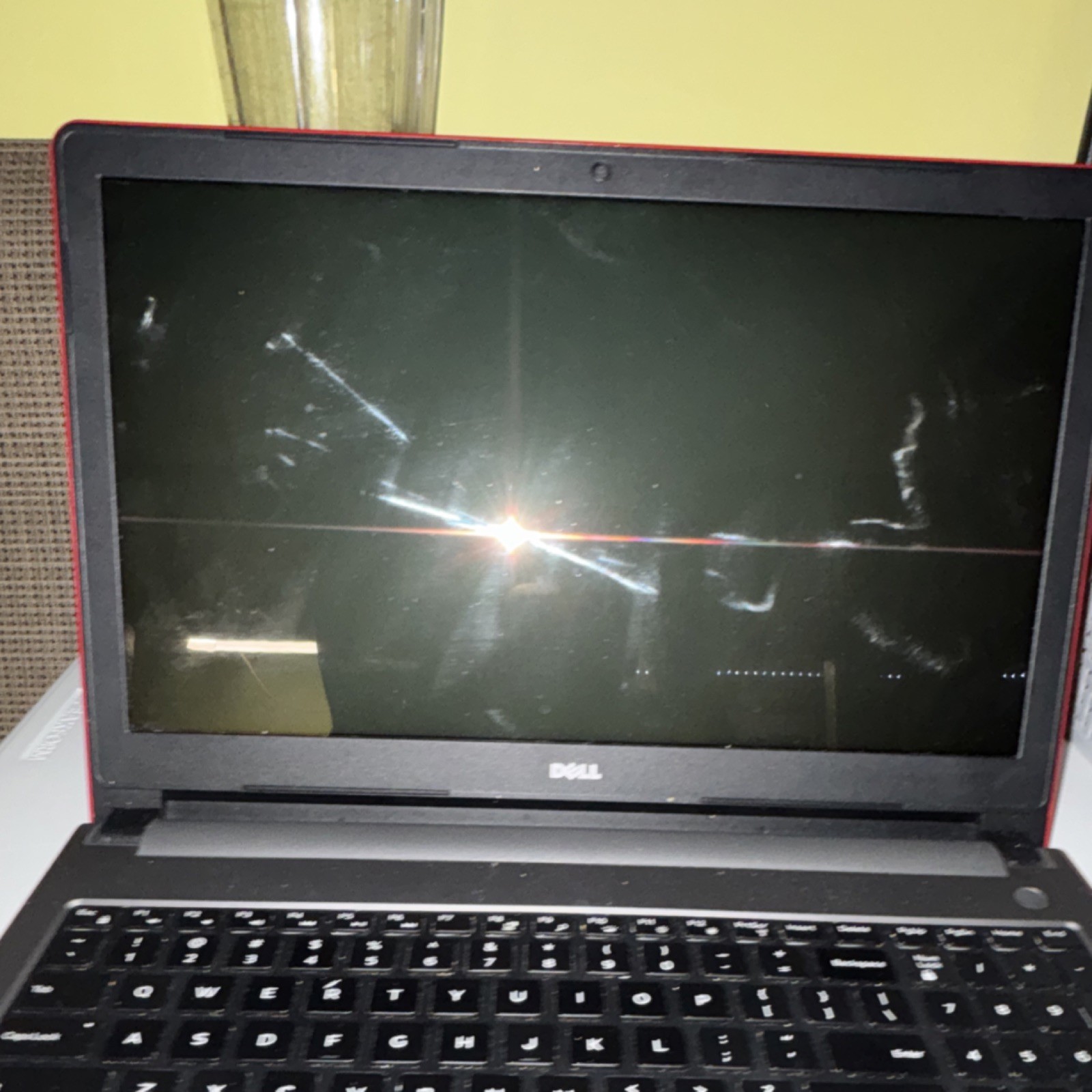 Dell Inspiron 15.6 in Laptop Red/Black, Built-in Webcam, Casual Computing