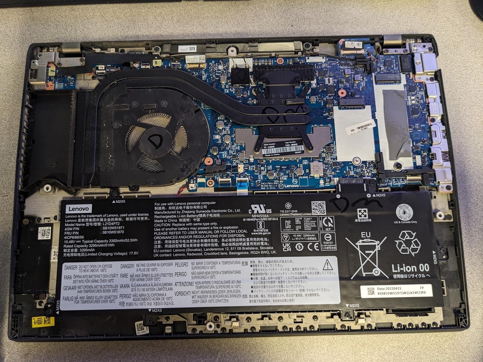 LENOVO THINKPAD T16 GEN 1 RYZEN 5 6650U @ 2.90 GHz, 16GB RAM, NO HDD/OS