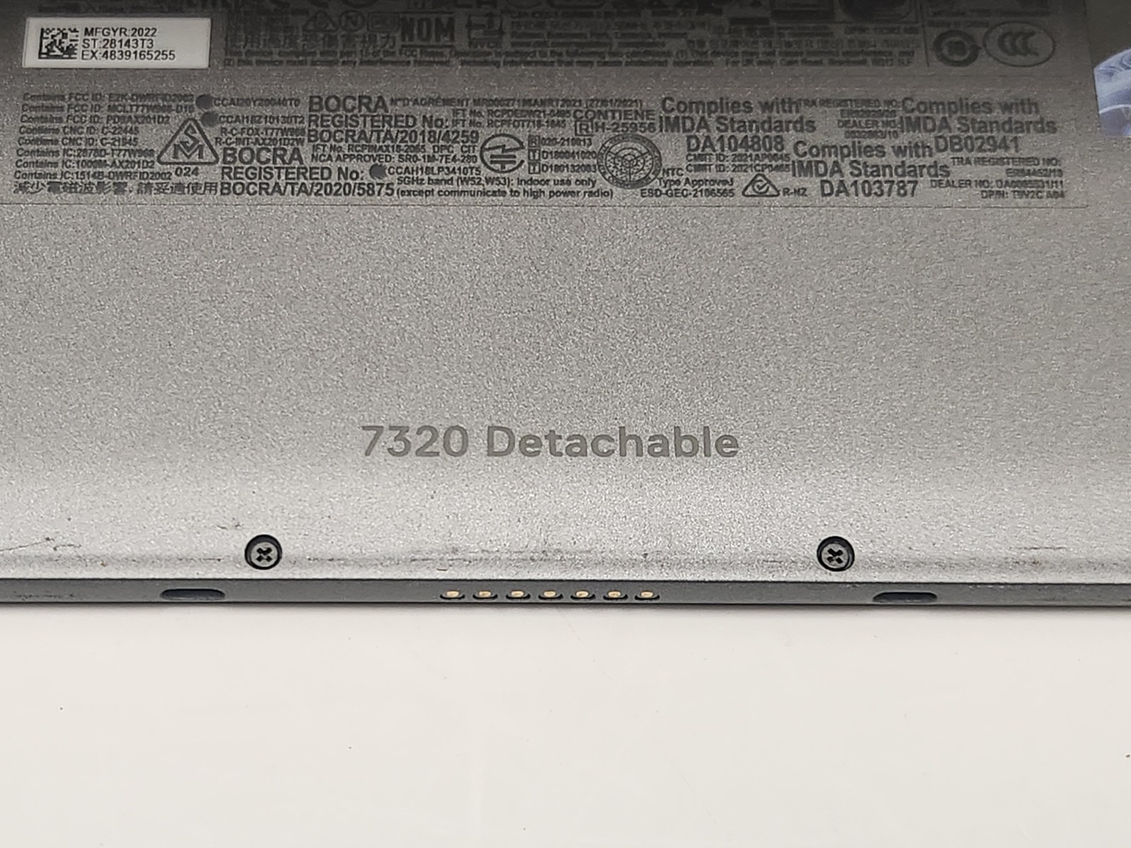 Dell Latitude Detachable 7320 13″ i5-1140G7 16GB RAM 256GB W11P **READ DESC.***