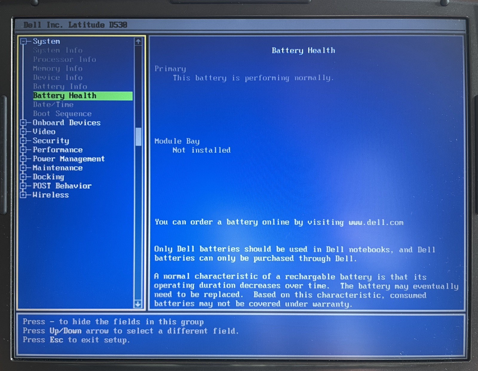 Dell Latitude D530 Retro Windows XP Laptop (F4G1)