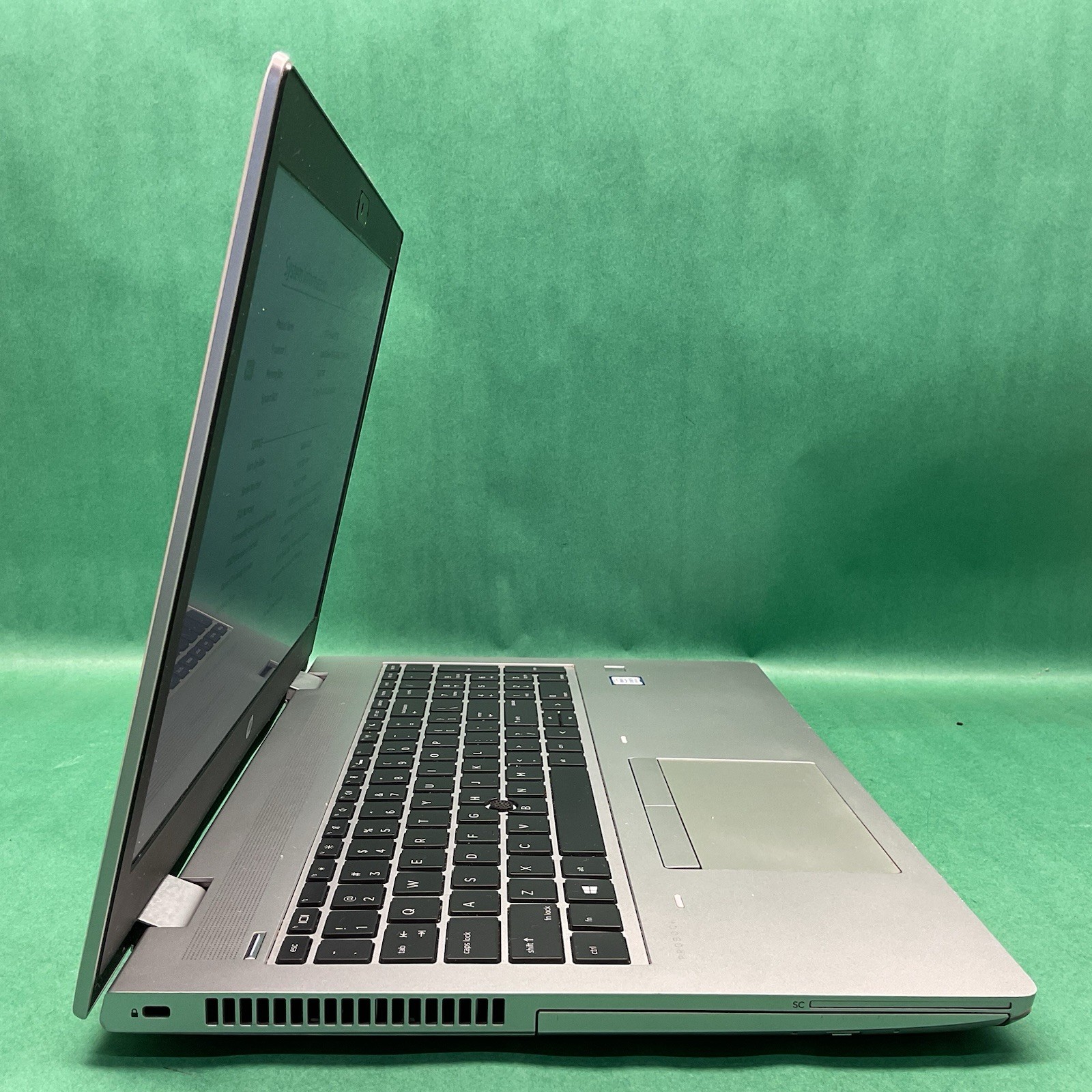HP Probook 650 G5 – Powers On – NO HARD DRIVE- Untested