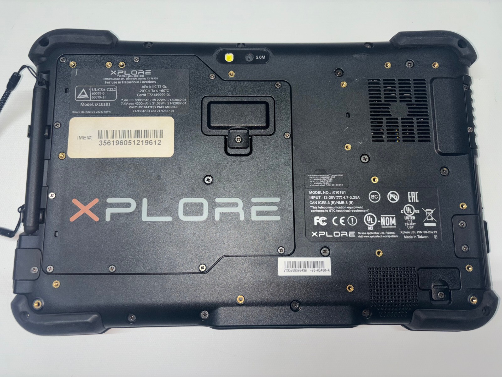 Xplore Bobcat ix101b1 10.1″ Intel Atom CPU E3845 128GB SSD 4GB RAM No OS, No BT