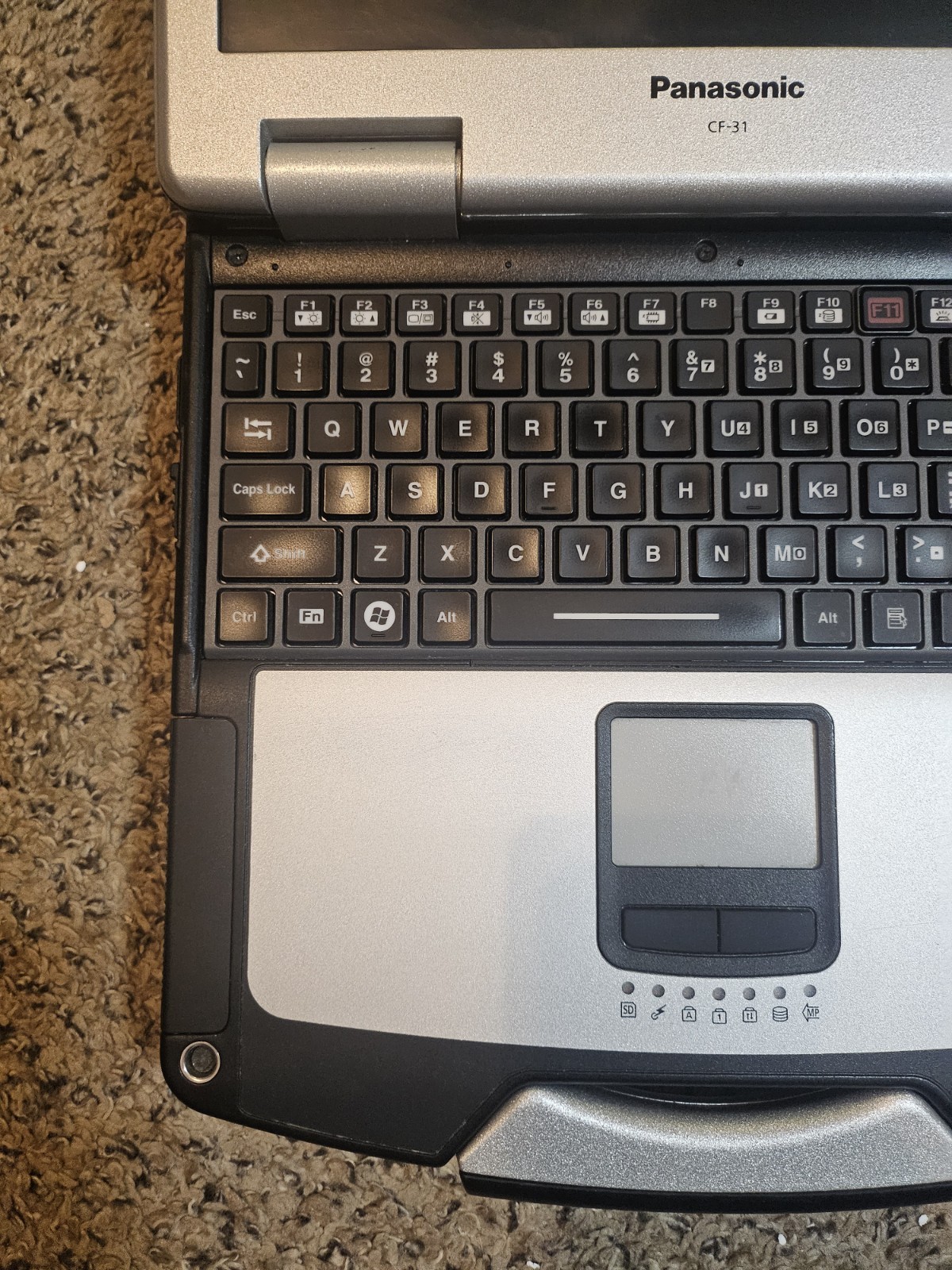 Panasonic ToughBook CF-31 Intel Core i5-M520 13″ 4gb ram works well no HDD