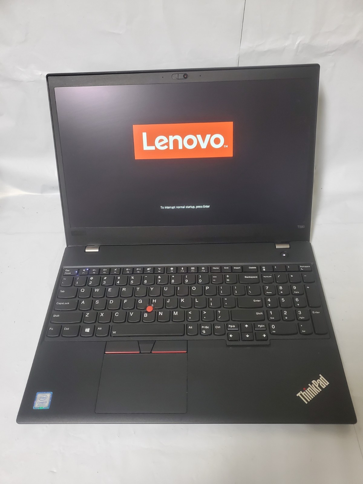 Lenovo ThinkPad T580 14″ FHD i7-8550U 1.90GHz 16GB RAM/No SSD/Test