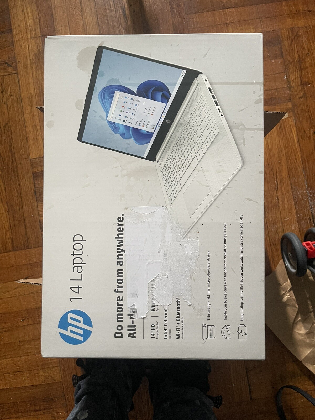 HP 14DQ0052DX 14″ (64 GB, SSD, Intel Celeron N, 1.10 GHz, 4 GB) Laptop -…