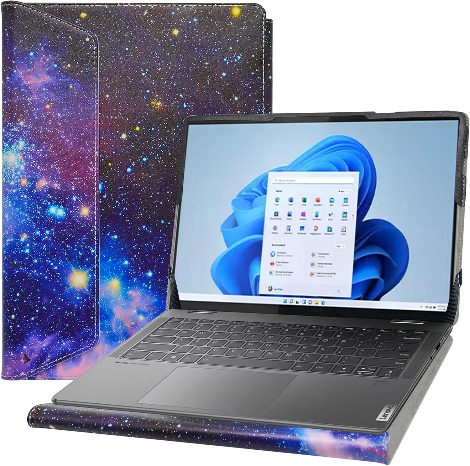 Galaxy Case for 14-inch Laptops – Compatible with Lenovo Yoga 7i, HP EliteBook 8