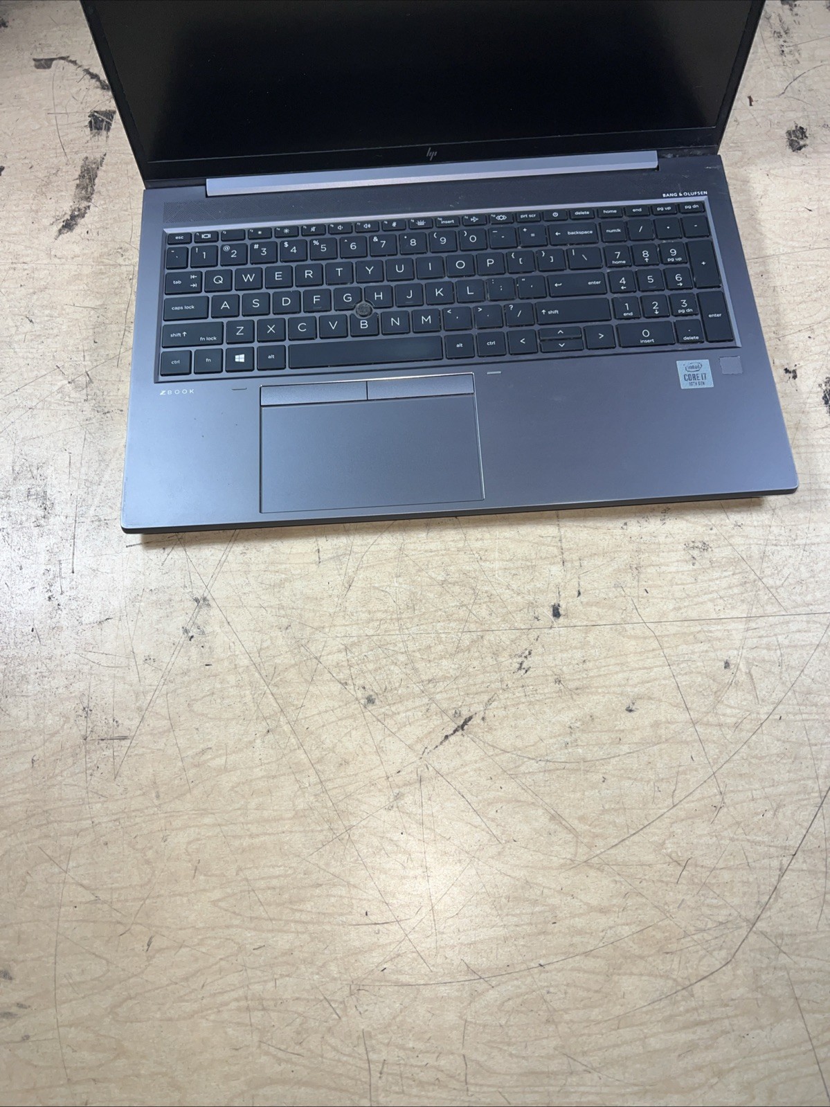 HP ZBOOK 15U G6 INTEL CORE I7-8565U 1.80GHZ 4GB RAM **BIOS L0CKED **NO HD