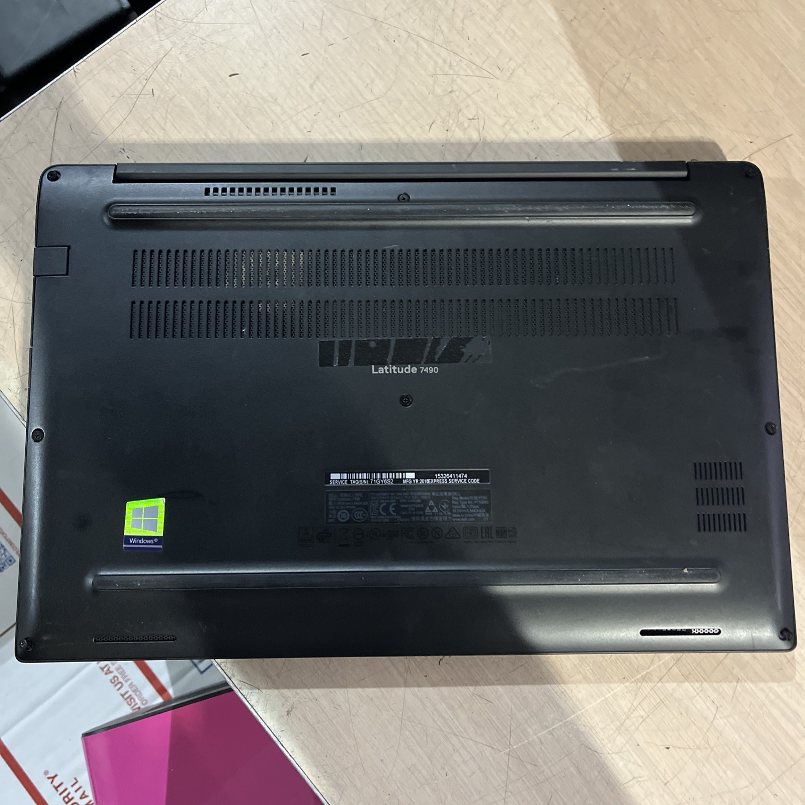 DELL LATITUDE 7490 INTEL CORE I7 8TH GEN 8GB RAM NO HD