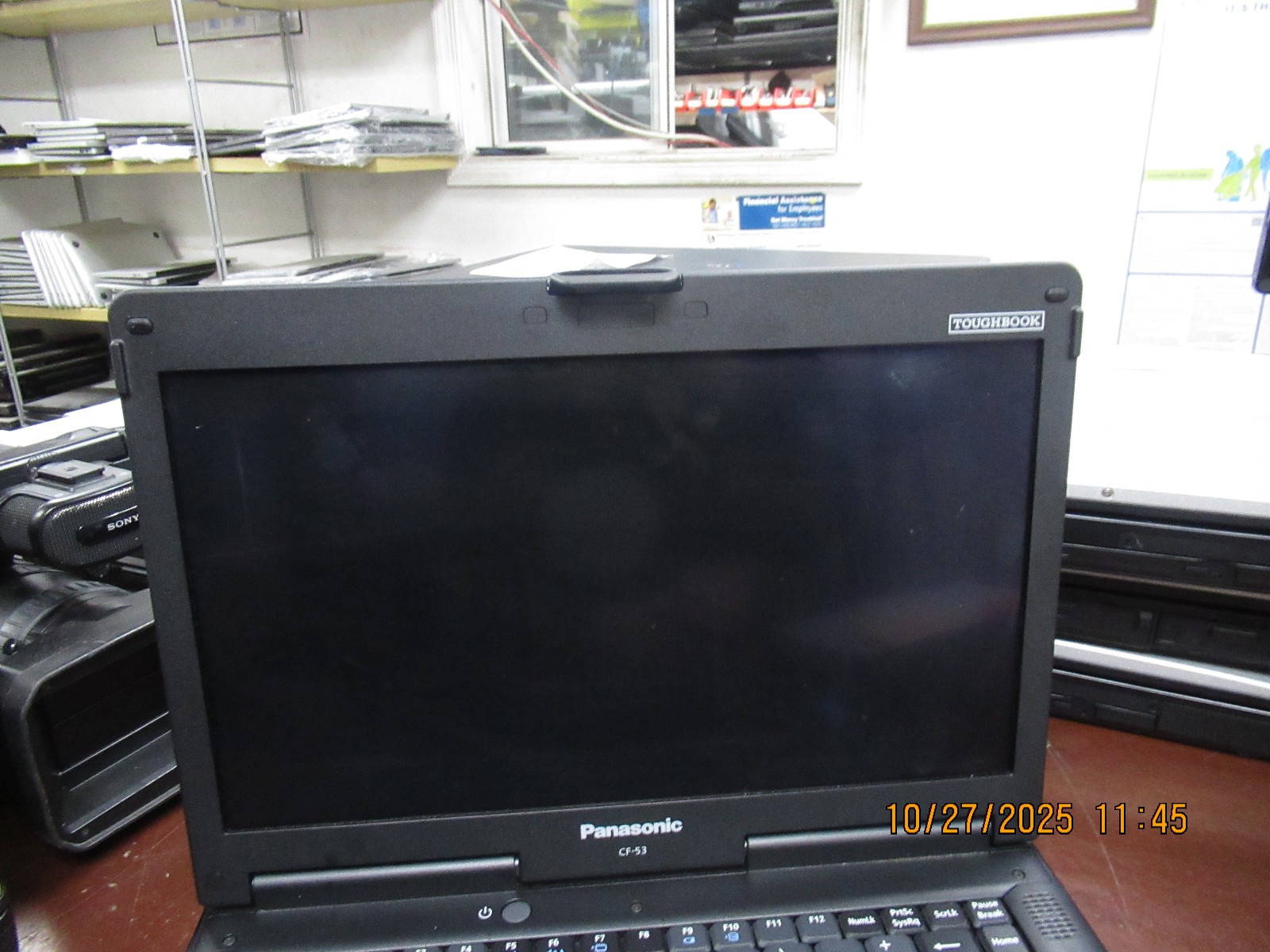 Panasonic Toughbook CF-53 i5 4310U 2.00GHz 4GB Laptop [NO HDD/AC/OS] Hours: 650