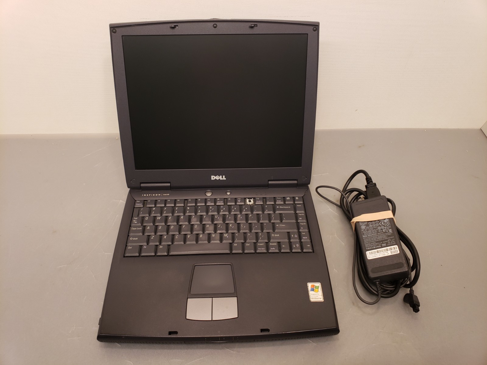 Vintage Dell Inspiron 2650 Intel Pentium 4 256MB 30GB WinXP Laptop AS-IS Read