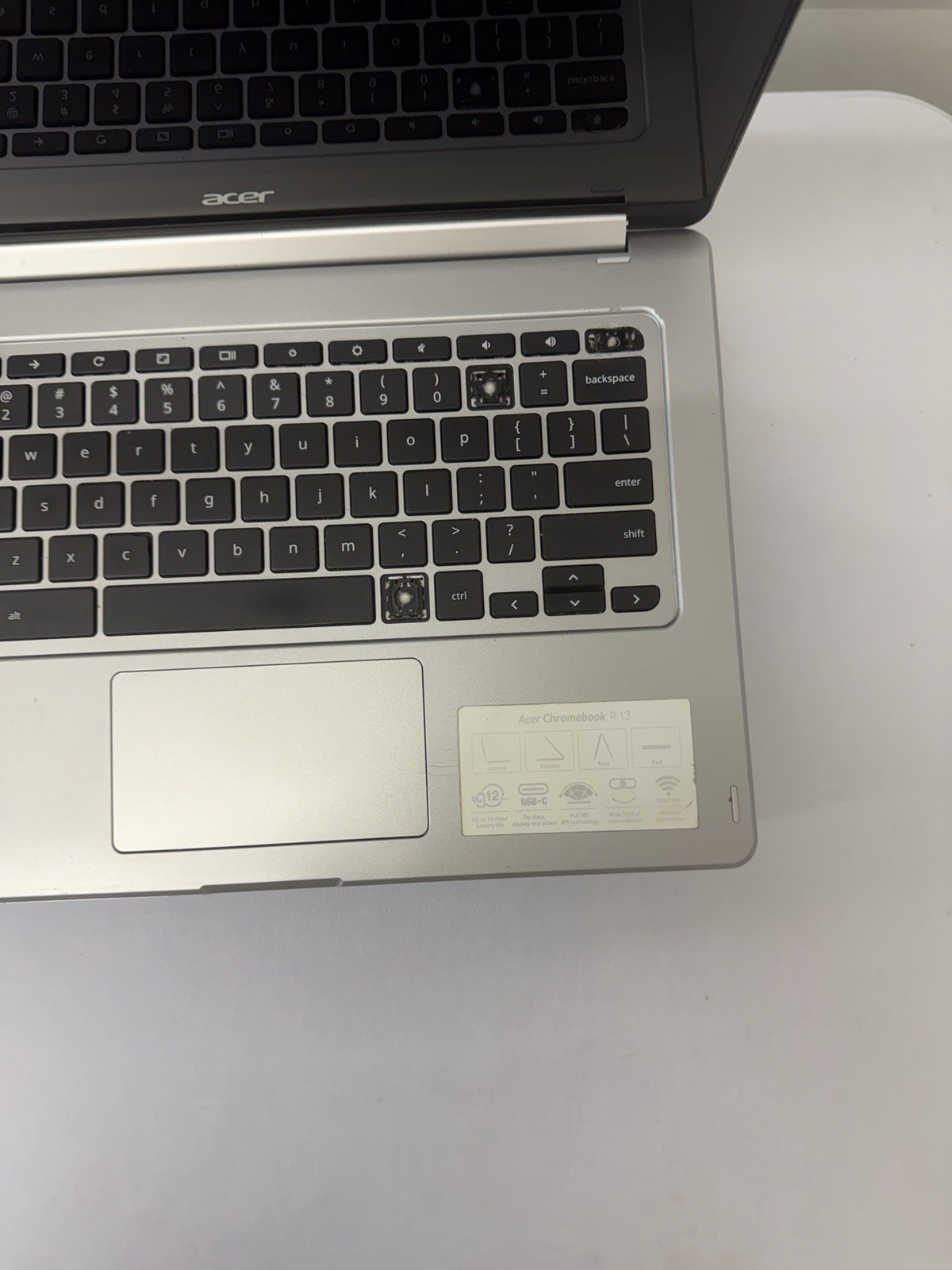Acer Chromebook R13 CB5-312T-K829 Laptop – Good Screen-MediaTek MT8173-Read Des