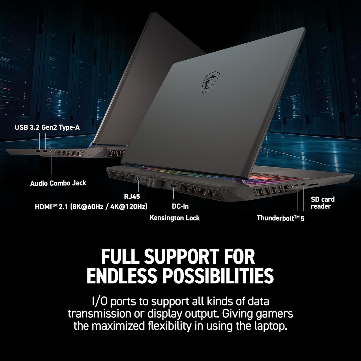 MSI Vector 16 HX AI 16” 240Hz QHD+ Gaming Laptop: Intel Core 9 A2XWHG-211US