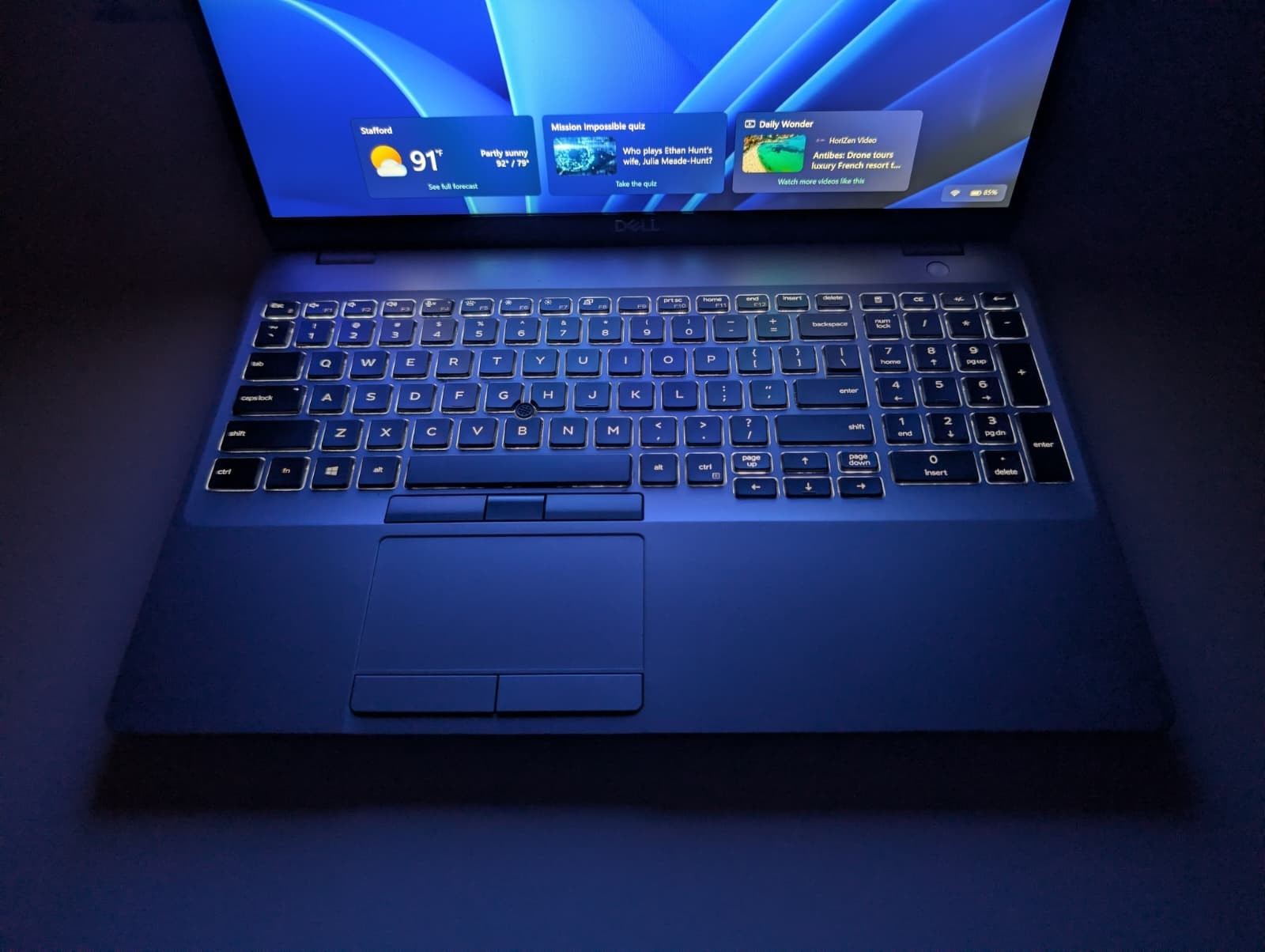 15″ Dell Precision 3550 | i7 10th 16GB RAM 256GB SSD | FHD NVIDIA P520 Backlit