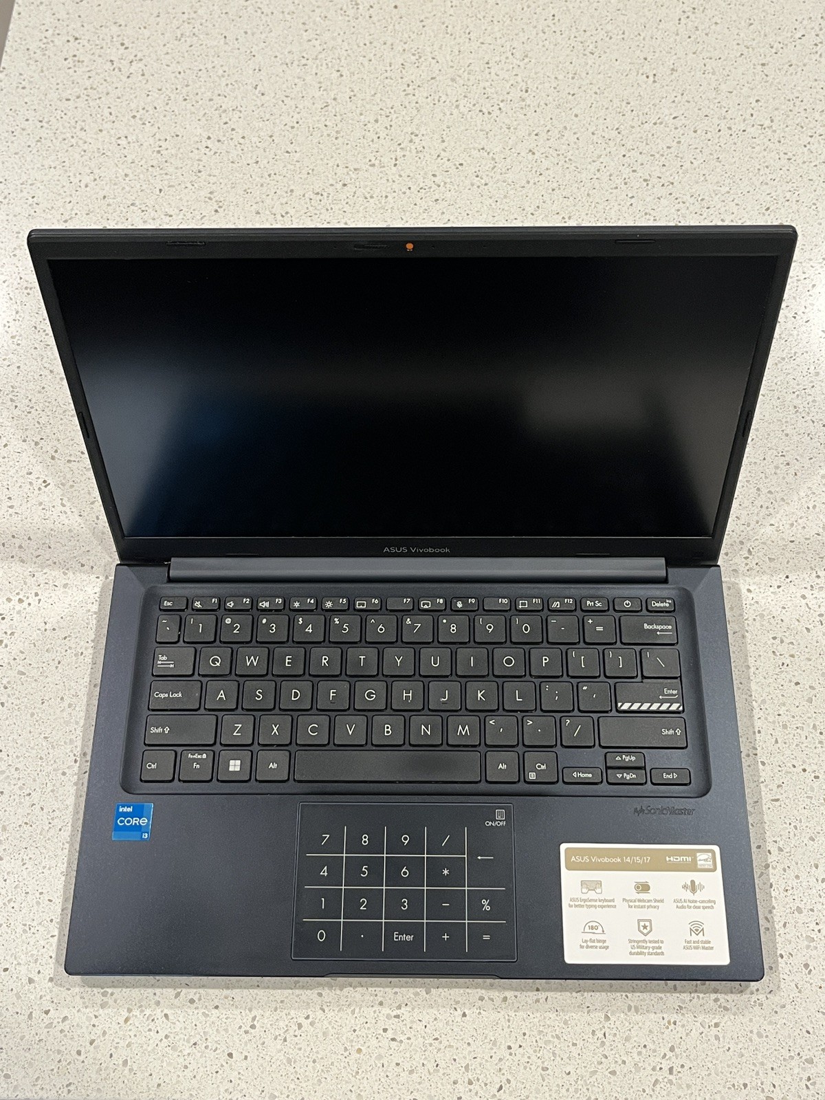 ASUS VivoBook X1404 14″ Intel Core i3-1215U 8GB RAM 256GB SSD NVMe