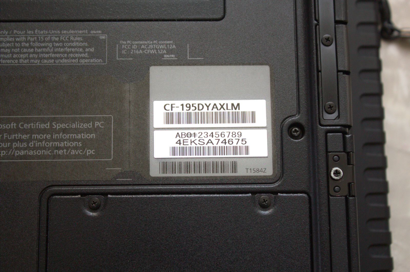 Panasonic Toughbook CF-19 MK7 i5-3340M New 1TB SSD 16GB RAM Touch 4G 0 Hours
