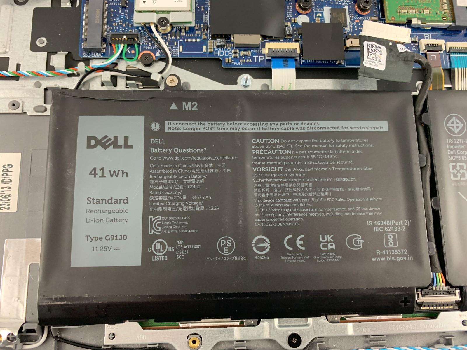 Dell Inspiron 15 3530 Laptop For Parts/Repairs No SSD/OS or Back Panel, No Power