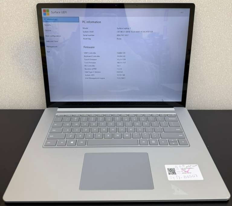 Surface Laptop 3 13.5″ Silver i7 10th Gen 16GB 256GB – READ DESCRIPTION