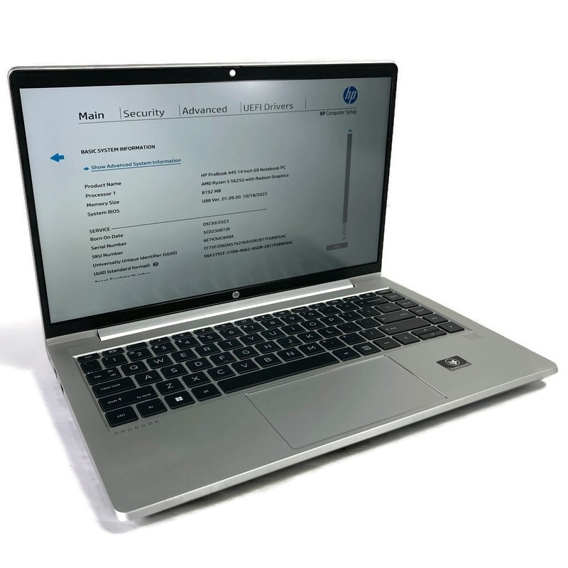 HP ProBook 445 G9 14″ Laptop Ryzen 5 5625U 2.3GHz – 8GB Ram – No Drive
