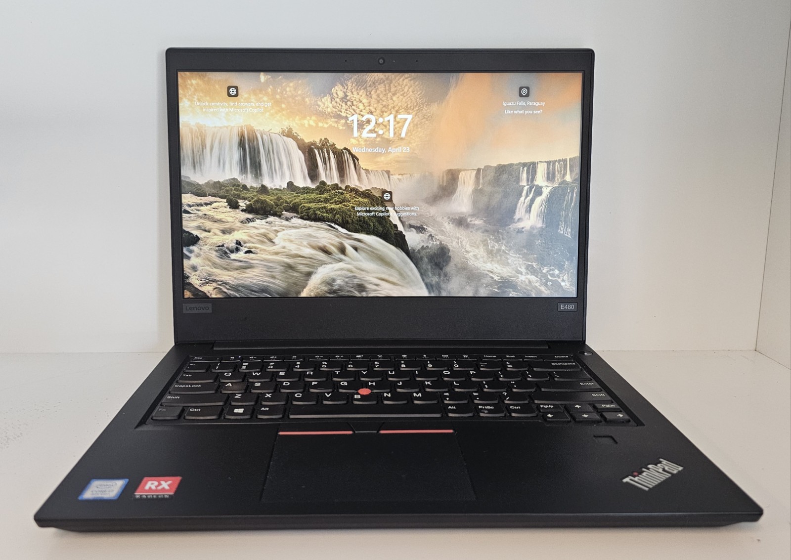 Lenovo ThinkPad E480 Laptop Intel i7 Quad Core 8GB RAM 256GB SSD Windows 11 Pro