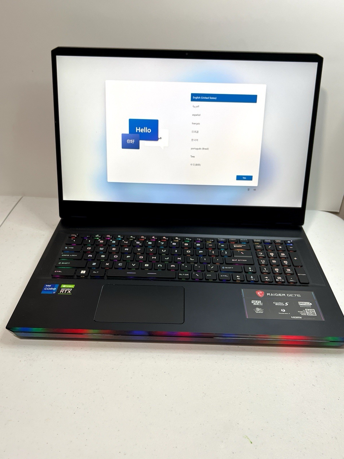 MSI GE76 Raider 17.3″ Gaming Laptop – i7-12700H, 16GB DDR5, RTX 3060, 1TB SSD