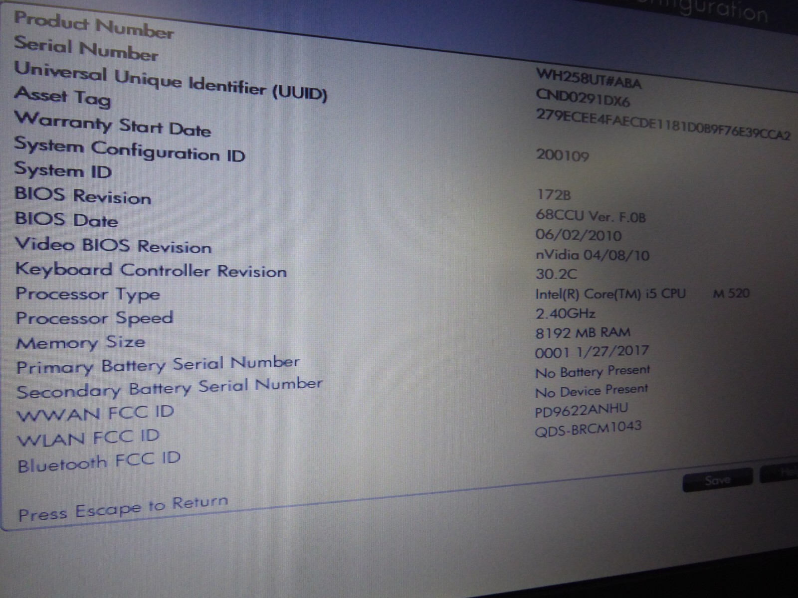 HP ELITEBOOK 8440p 14″ LAPTOP i5-M520 2.4GHz 8GB 240GB SSD WINDOWS 10 PRO