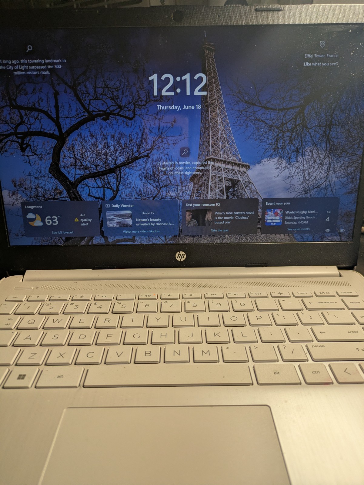HP Laptop Computer 14 Intel CPU 8GB RAM & 628GB Storage Office 2024 – Open Box