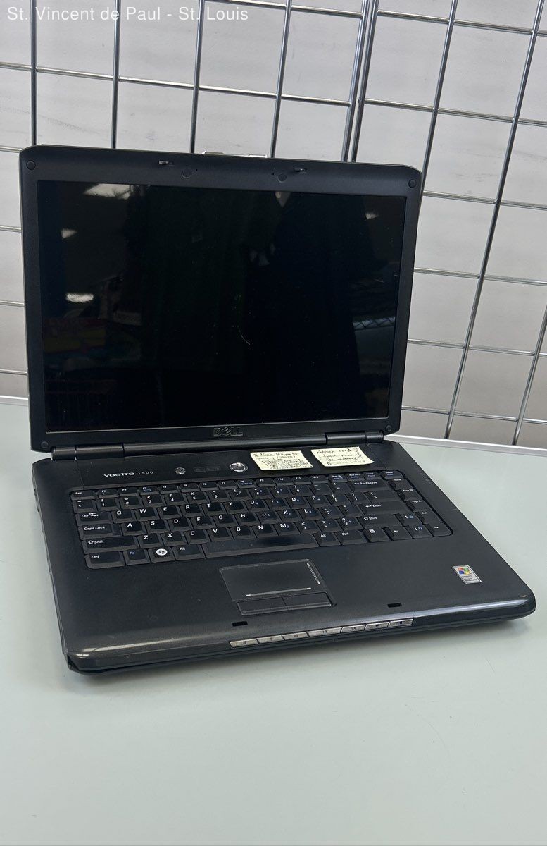Dell Vostro 1500 (PP22L) 15.4″ Laptop Intel Core 2 Duo – Untested/Parts -Donated
