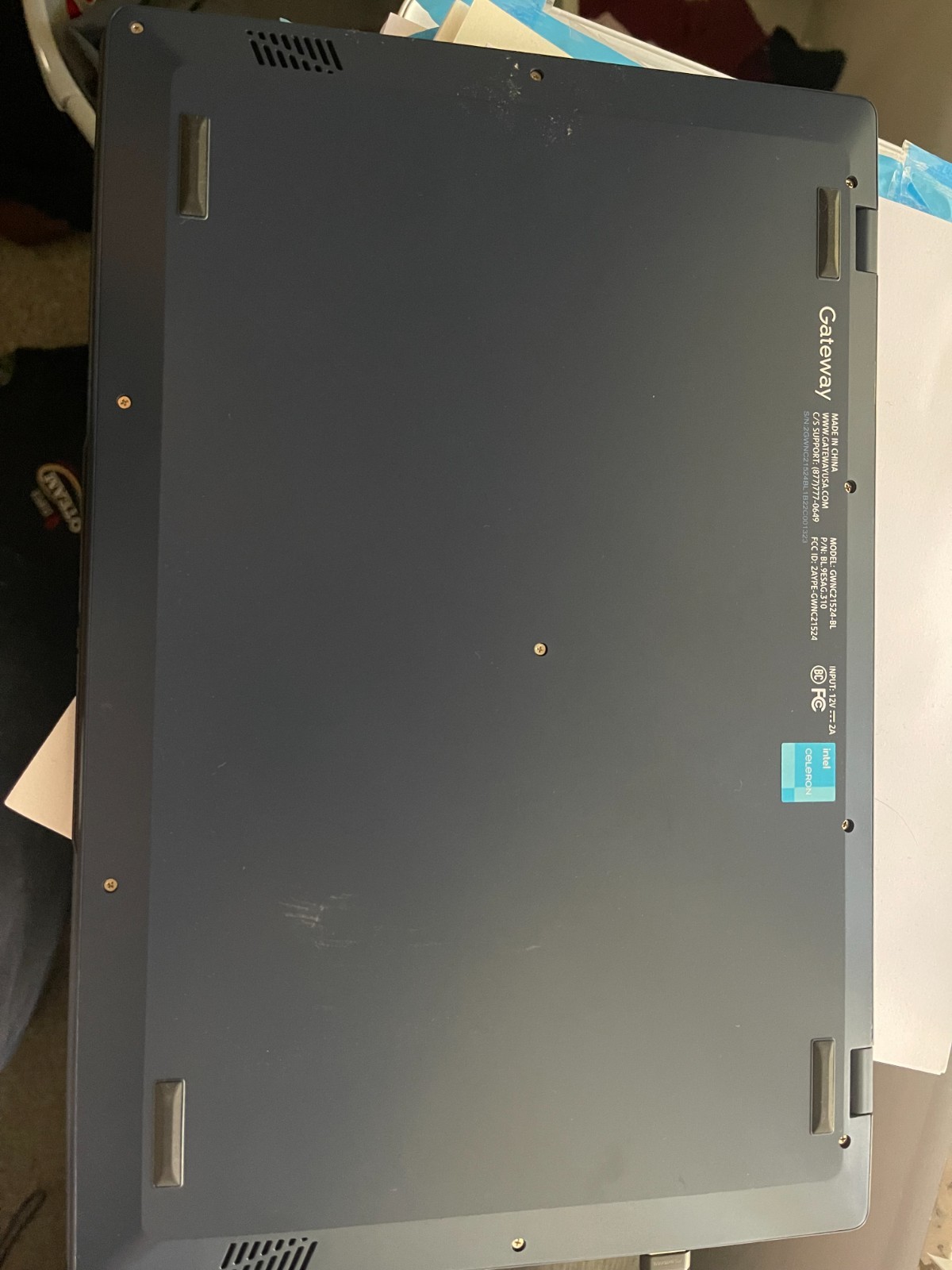 Gateway GWNC21524-BL 15.6″ HD Celeron N4020 1.1GHz Intel UHD Graphics 600 4GB