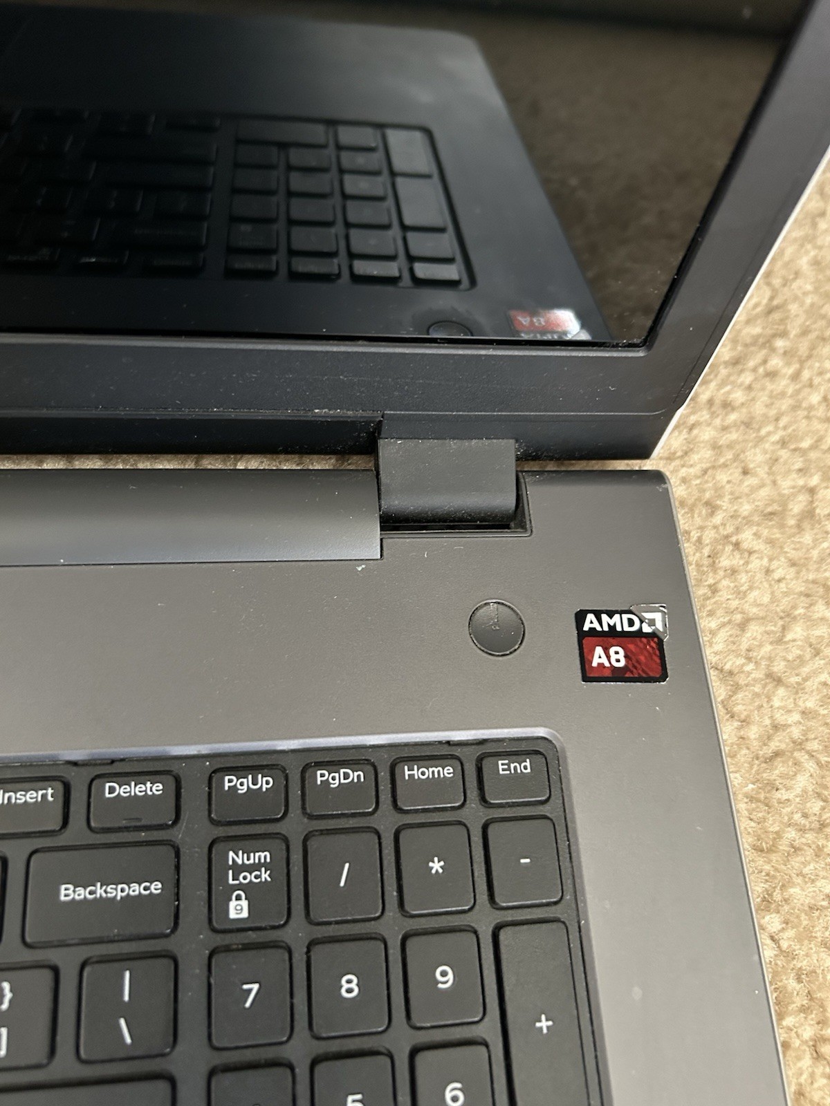 Dell Inspiron AMD A8 Laptop UNTESTED No Charger Parts/Repair
