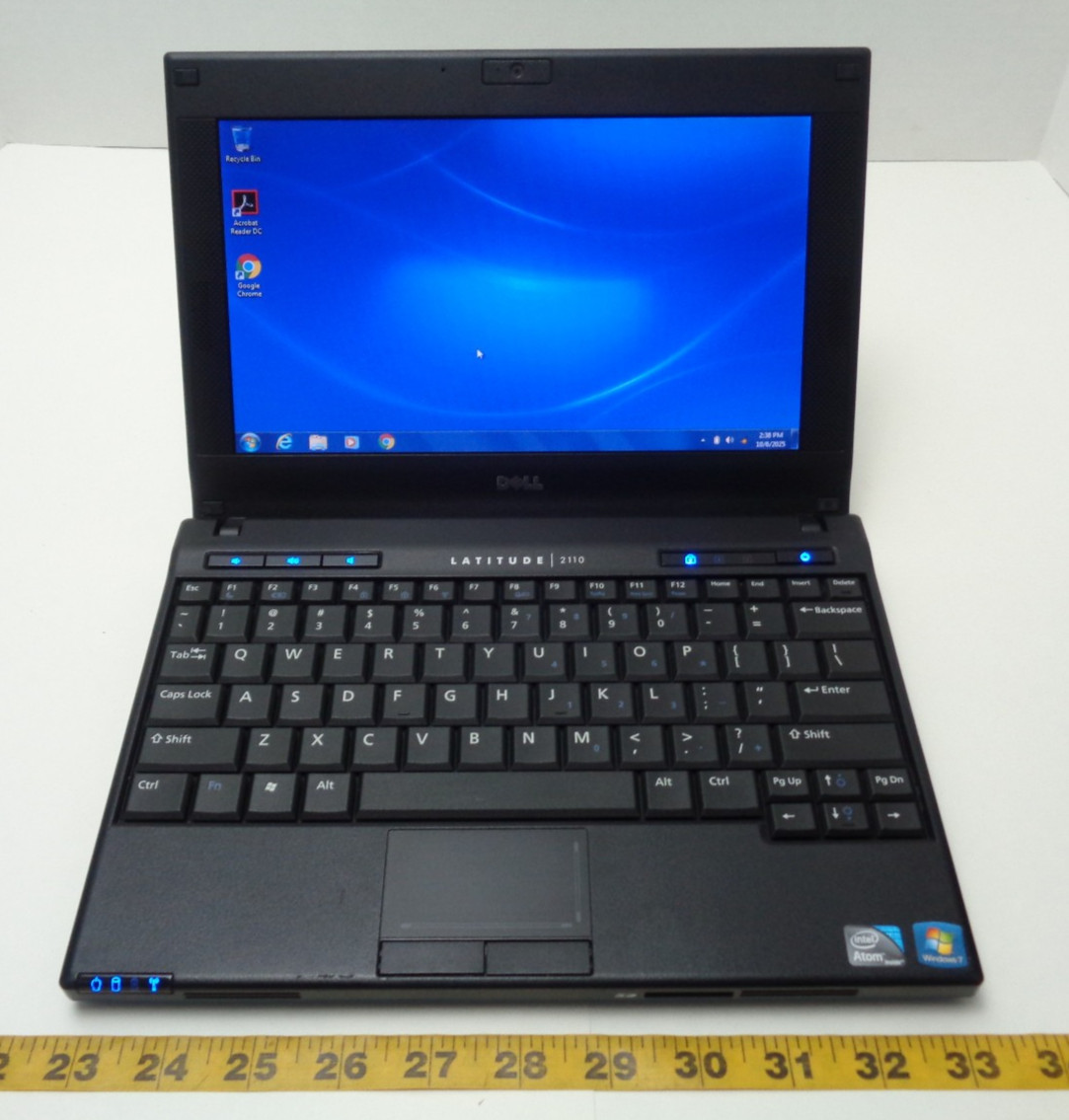 Dell Latitude 2110 10.1″ Laptop Intel Atom N470 1.83GHz 2GB RAM Window 7 Pro