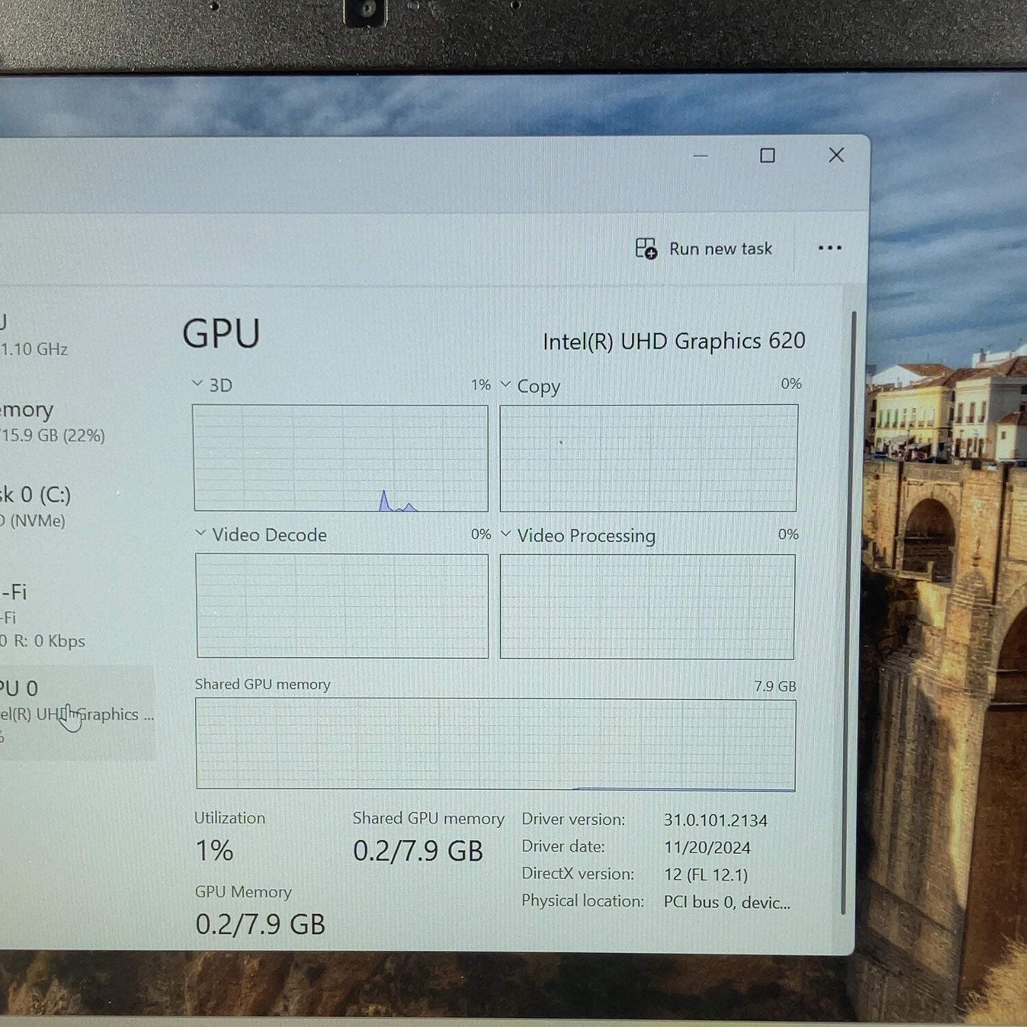 Dell Latitude 5490 14″ i5-8350U 1.7GHz 16GB RAM 256GB SSD NO CHARGER