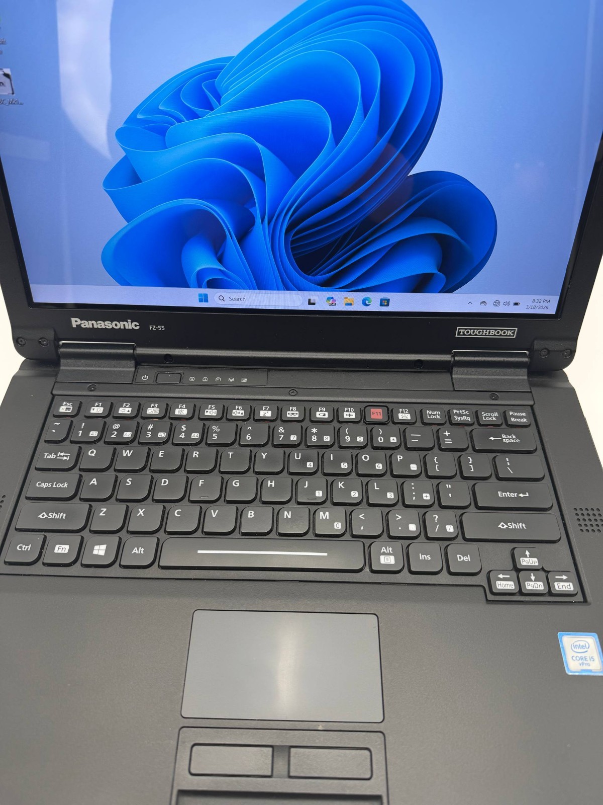 Panasonic Toughbook FZ-55 Touchscreen i5-8365u 16GB 512GB SSD Win11pro