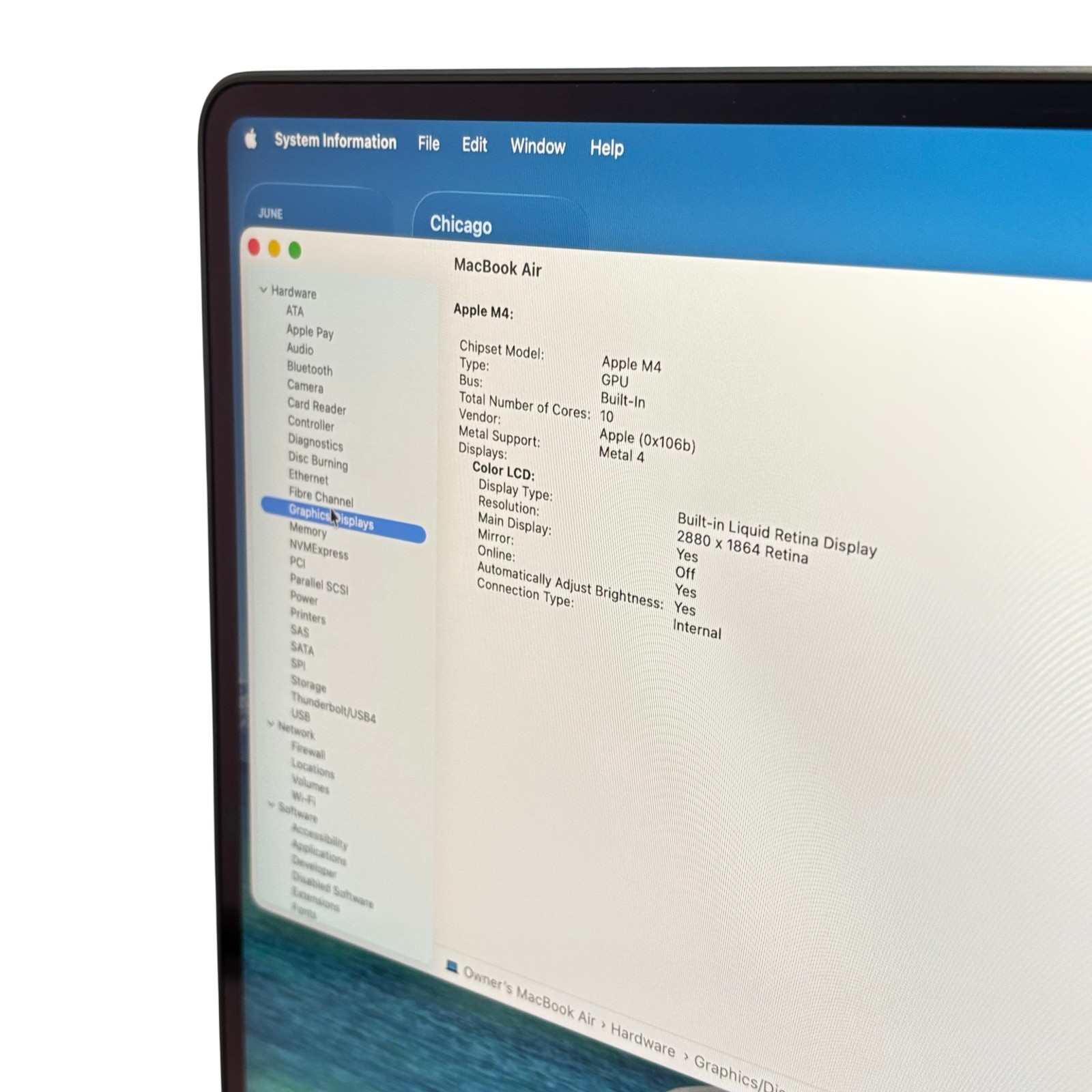 Apple MacBook Air 2025 MW1L3LL/A M4 4.4GHz 16GB RAM 256GB SSD 15.3” – Midnight