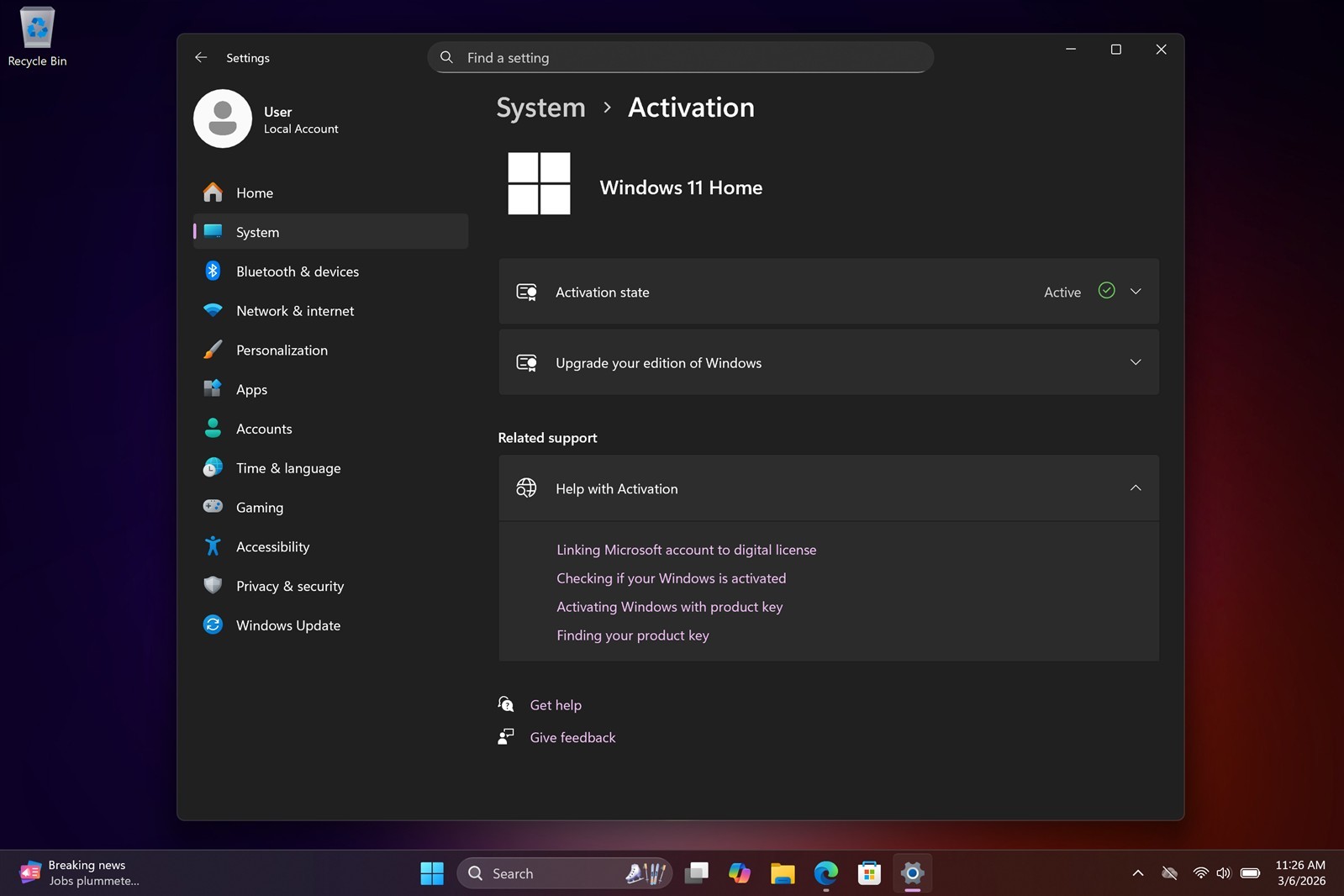 Microsoft Surface Pro 7 i5-1035G4 8GB RAM 128GB SSD 12.3″ Windows 11 Home