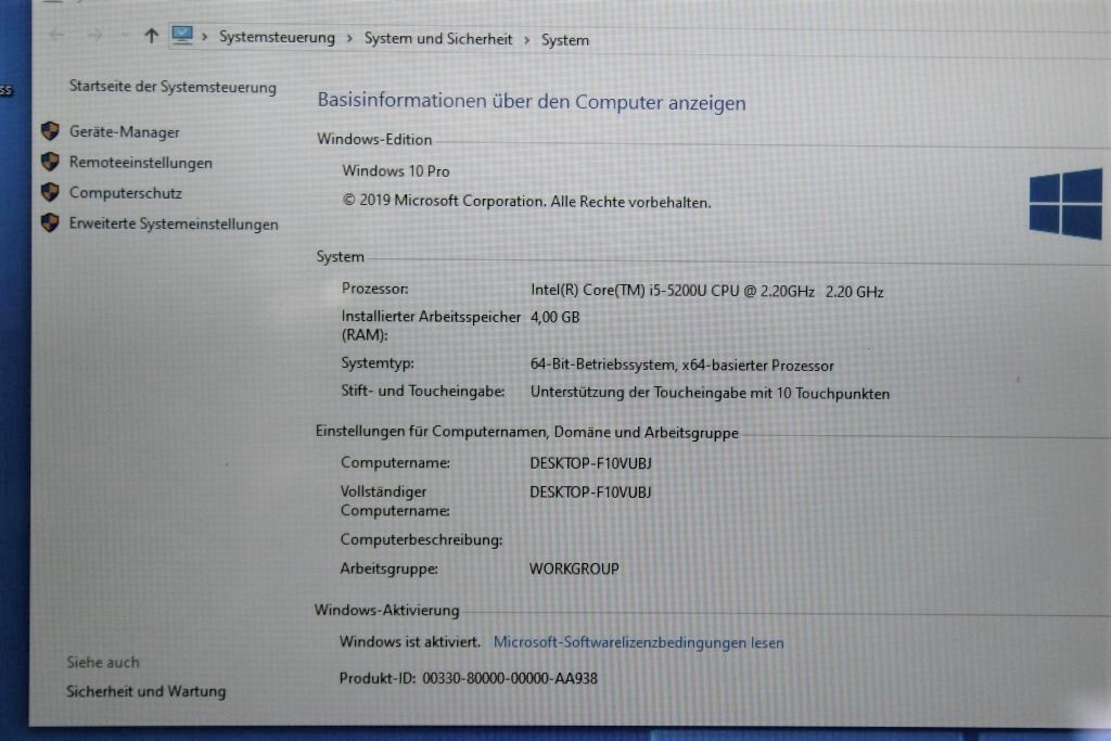Durabook Pad-EX01 Industrial Tablet Intel Core i5-5200U 2.2GHz 4GB Ram 43031