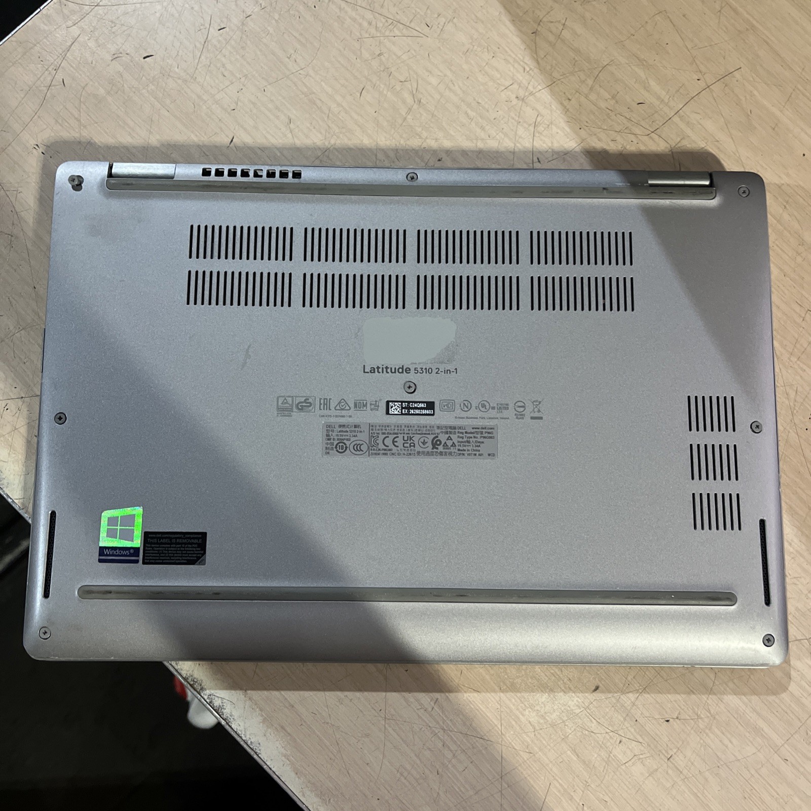 DELL LATITUDE 5310 2 IN 1 INTEL CORE I7-10610U 1.80GHZ 16GB RAM NO HD/ TOUCH
