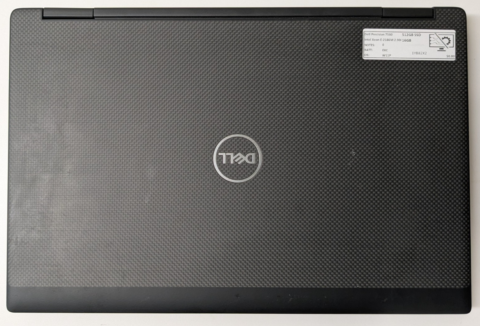 Dell Precision 7530 15.6″ Intel Xeon E-2186M 2.90GHz 16GB 512GB SSD W11P 1YB82X2
