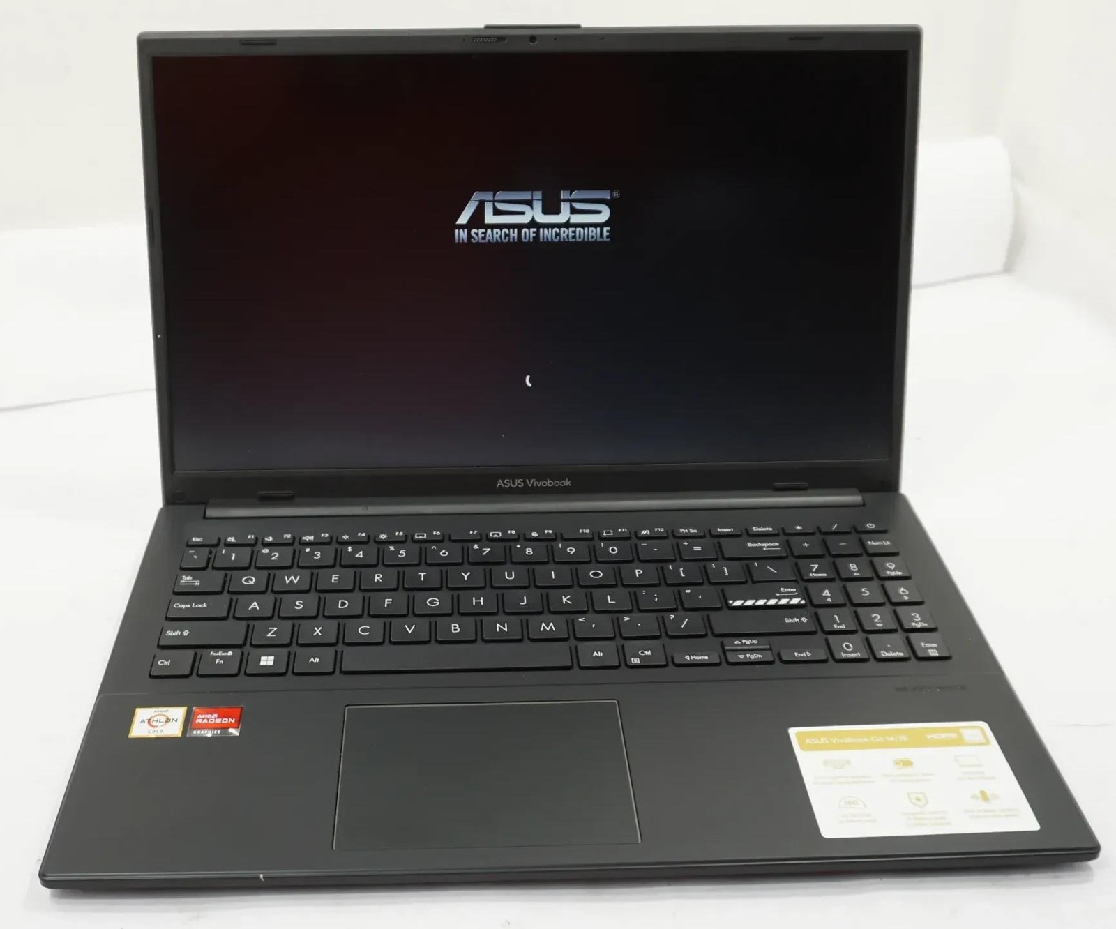 ASUS Vivobook Go 15 e1504f 15.6″ AMD Athlon Gold 7220U 2.4GHz 4GB 256GB SSD