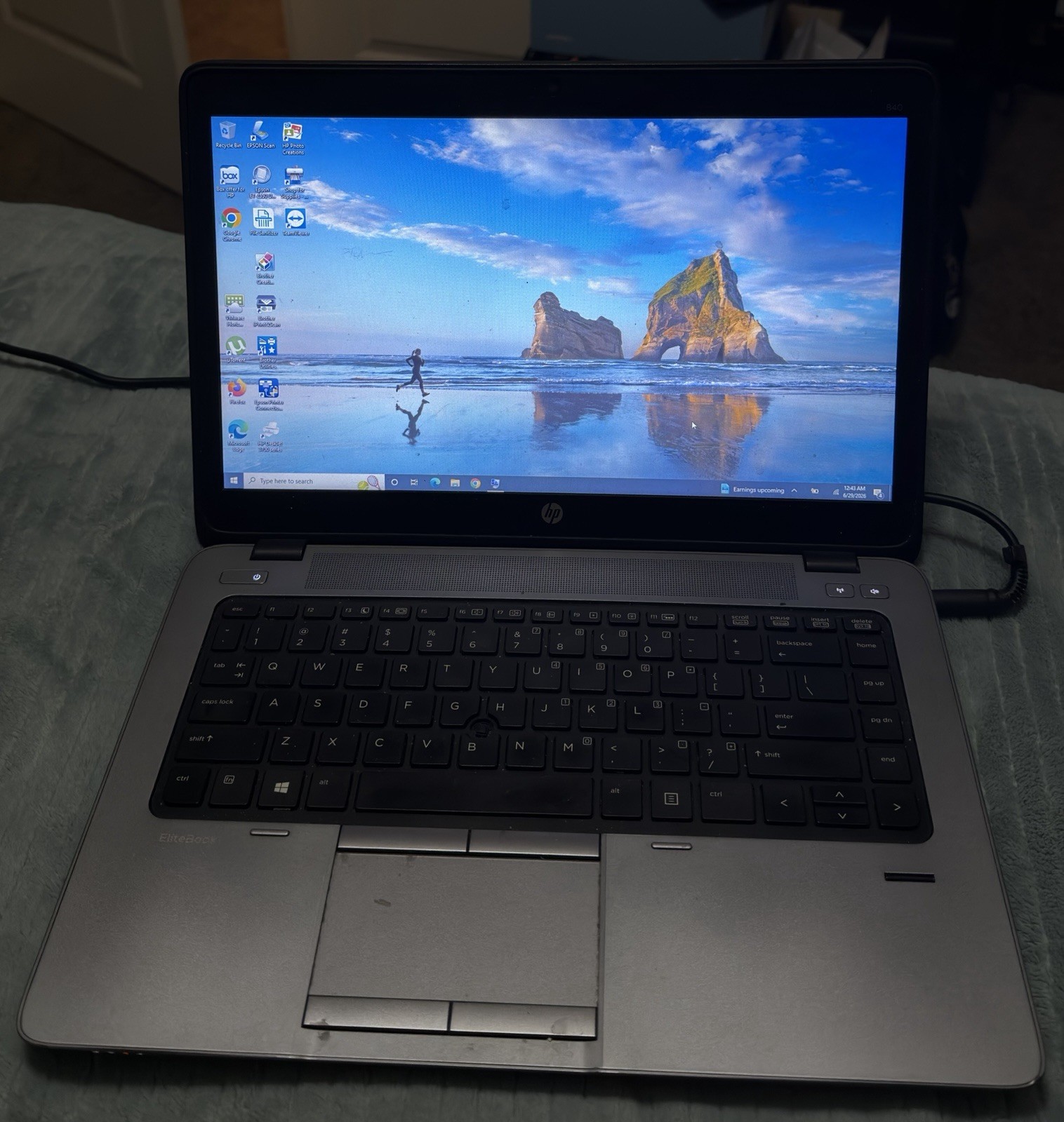 HP EliteBook 840 G1 14″ Laptop i7-4600U 16GB RAM Windows 10 Pro – Working