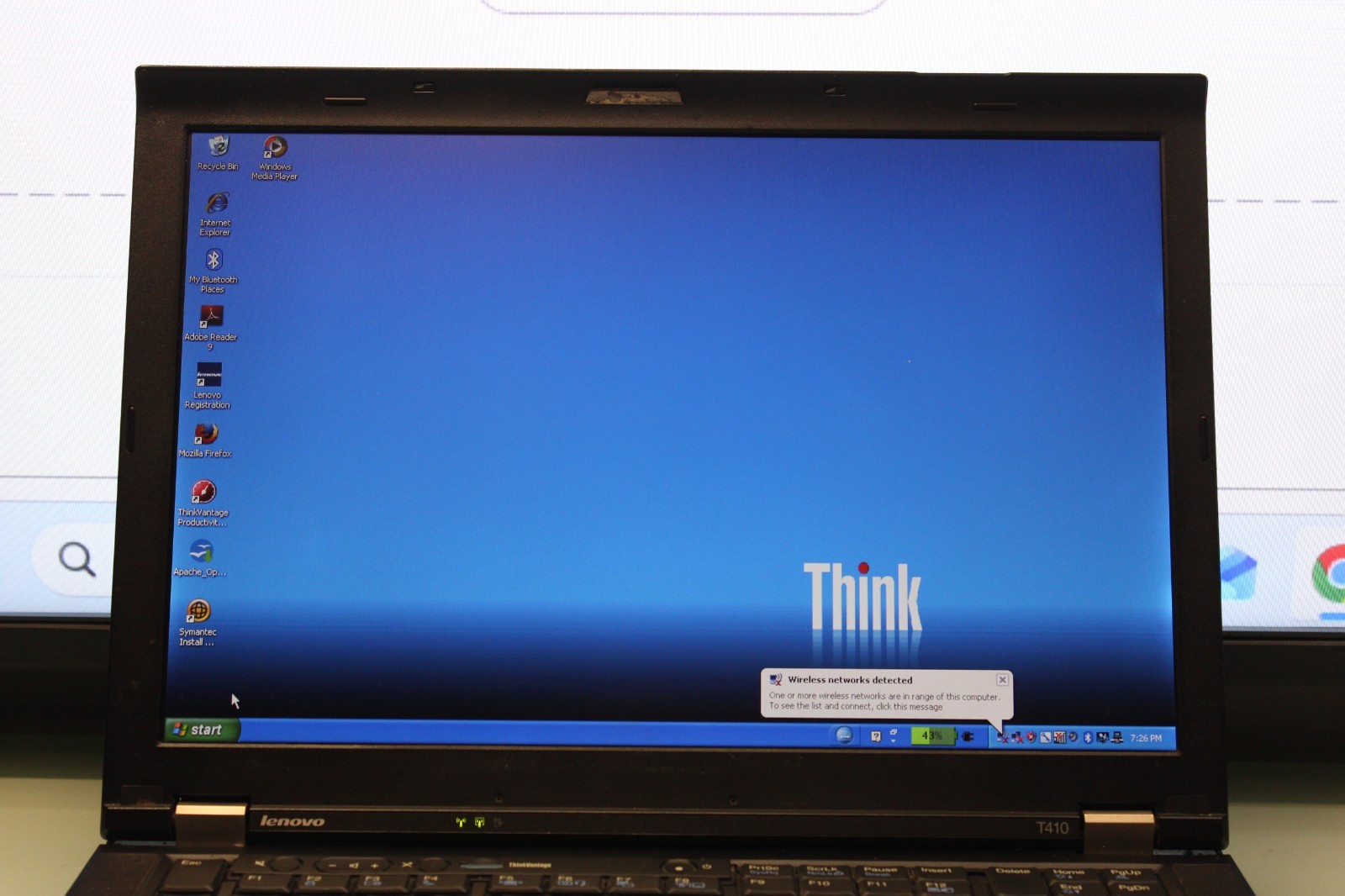 #56 LENOVO THINKPAD T410 14″ LAPTOP INTEL i5 M560@2.67GHz 3GB 150GB HD WINDOW XP