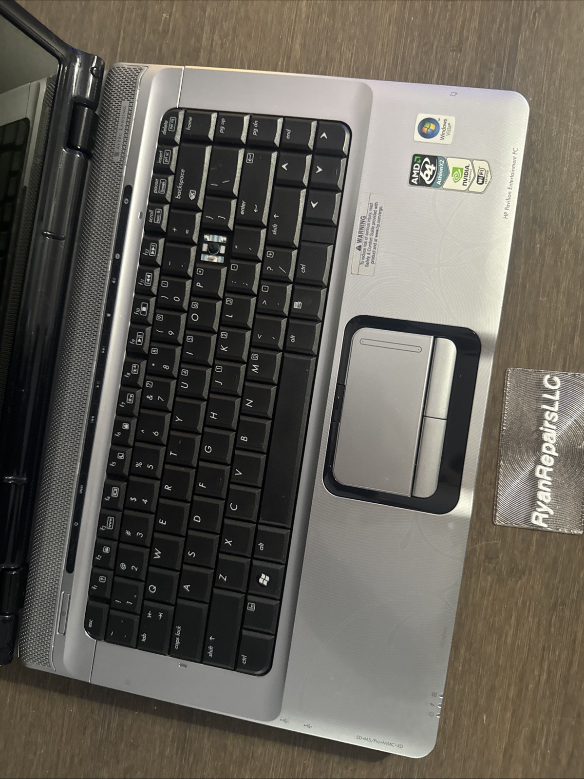 HP Pavilion DV6000 AMD Turion 64 X2 2GB DDR2 150GB HDD Win Vista Geforce Go 6150