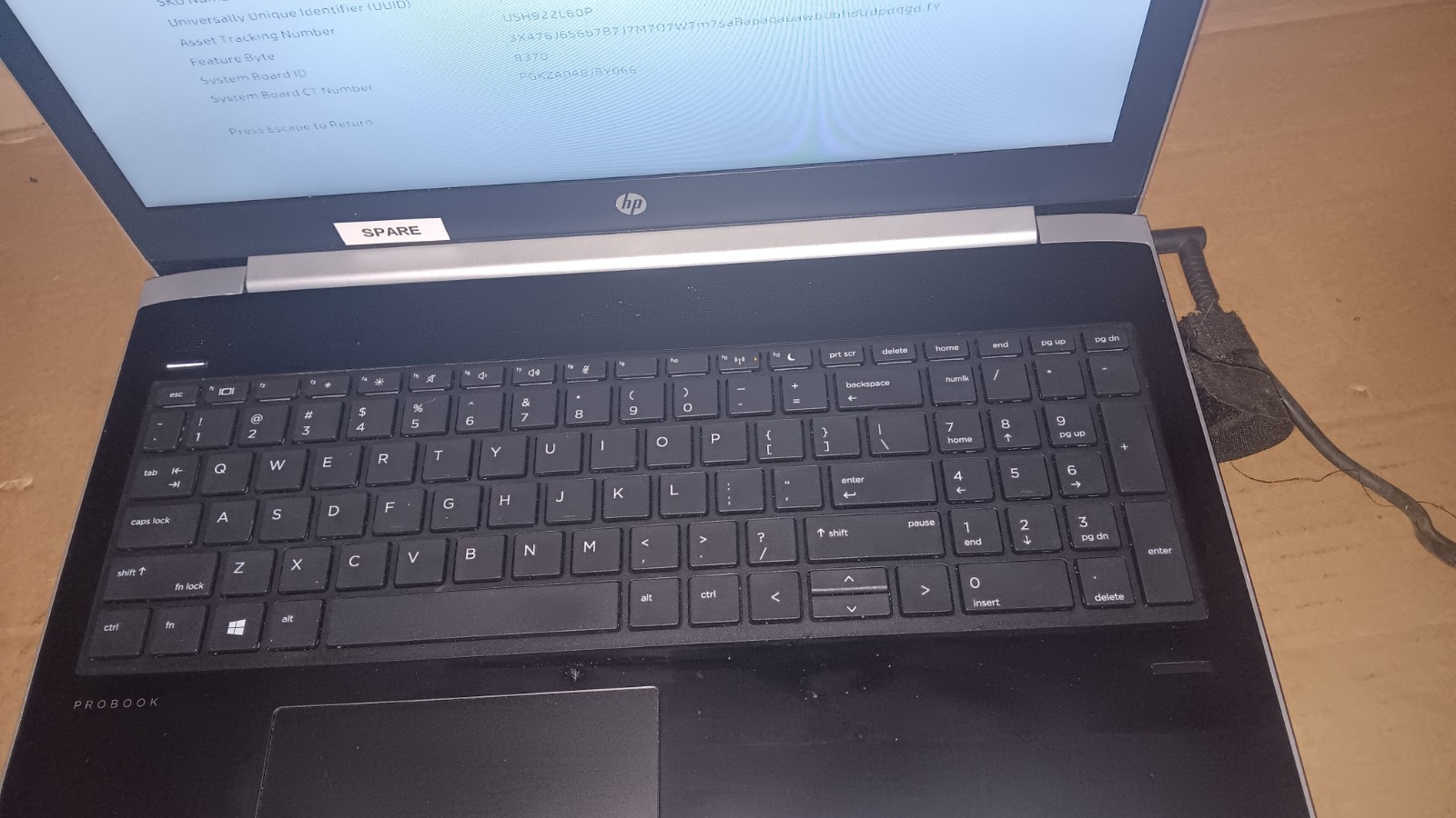 HP ProBook 455 G5 Laptop AMD A9-9420 Radeon R5 CPU 15.6″ LCD Screen Boots Parts
