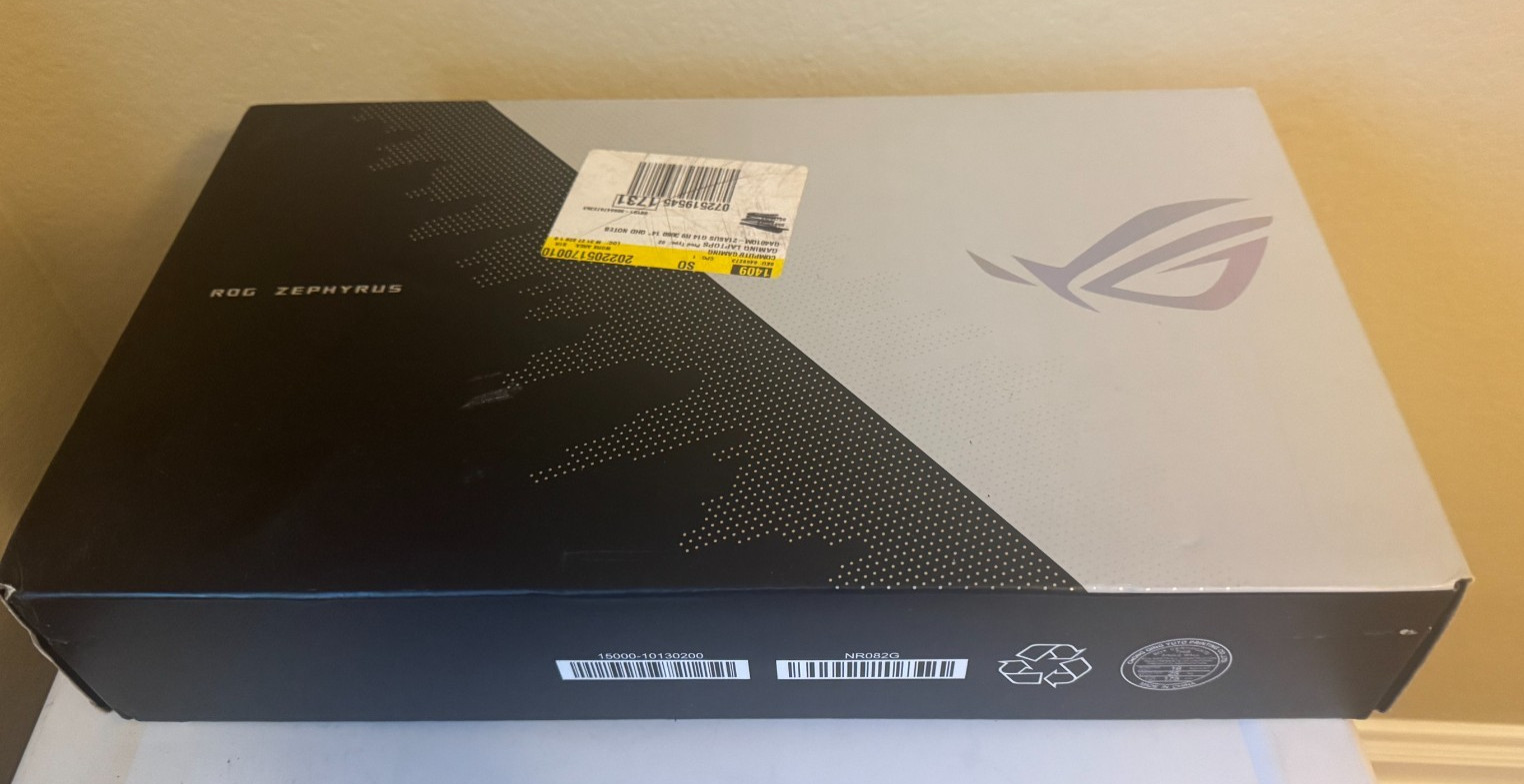 Asus ROG Zephyrus G14 GA401 144Hz FHD 3.3 GHz Ryzen 9 5900HS 16GB 1TB RTX 3060