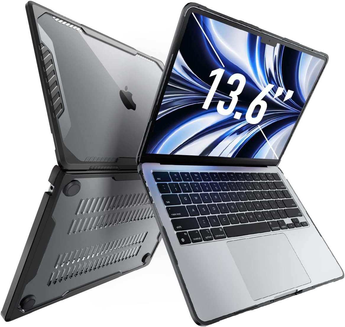 MacBook Air 13 Inch Case 2026-2022 Heavy Duty Rugged Shockproof Hard Shell Cover