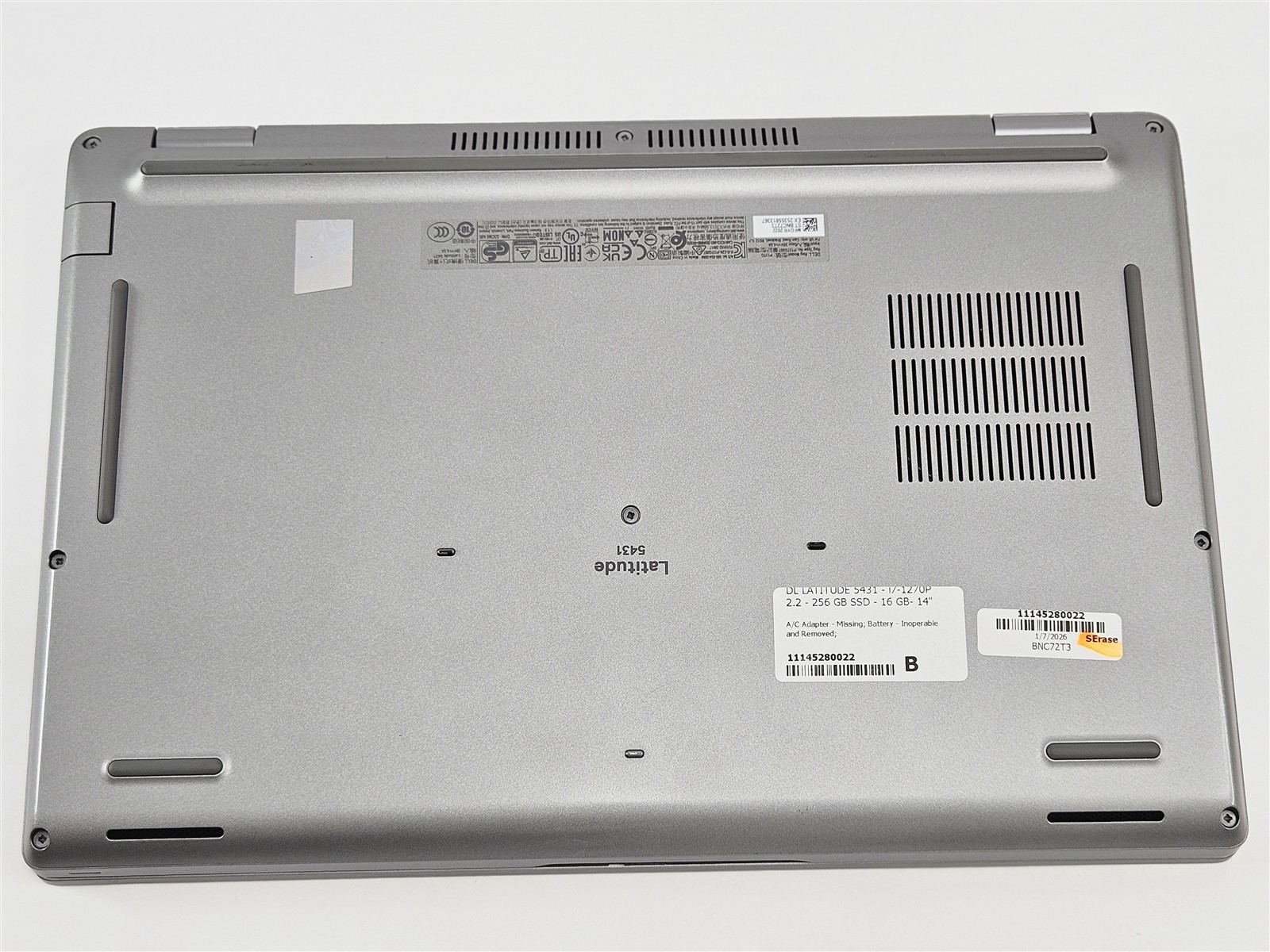 Dell Latitude 5431 Intel Core i7-1270P 16GB 256GB SSD 14″ Grey