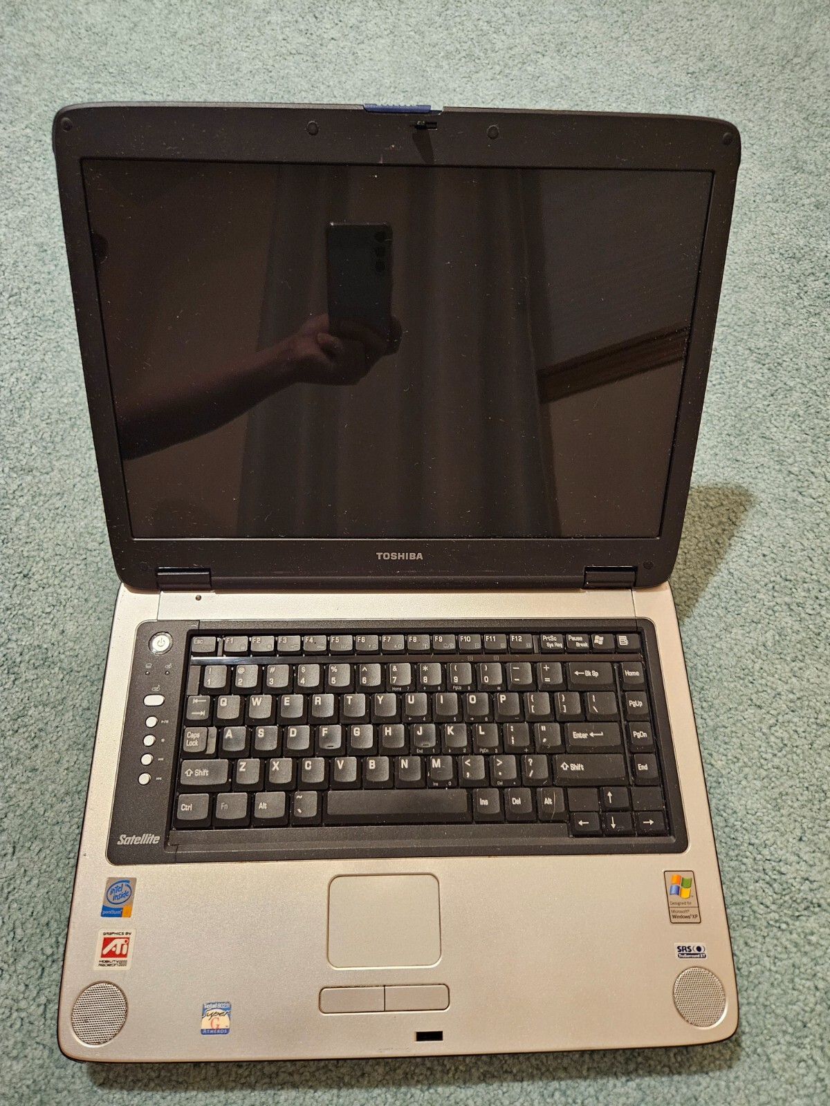 Toshiba Satellite A75-209 Laptop! Untested! ATI Radeon Mobility 9000 Graphics!