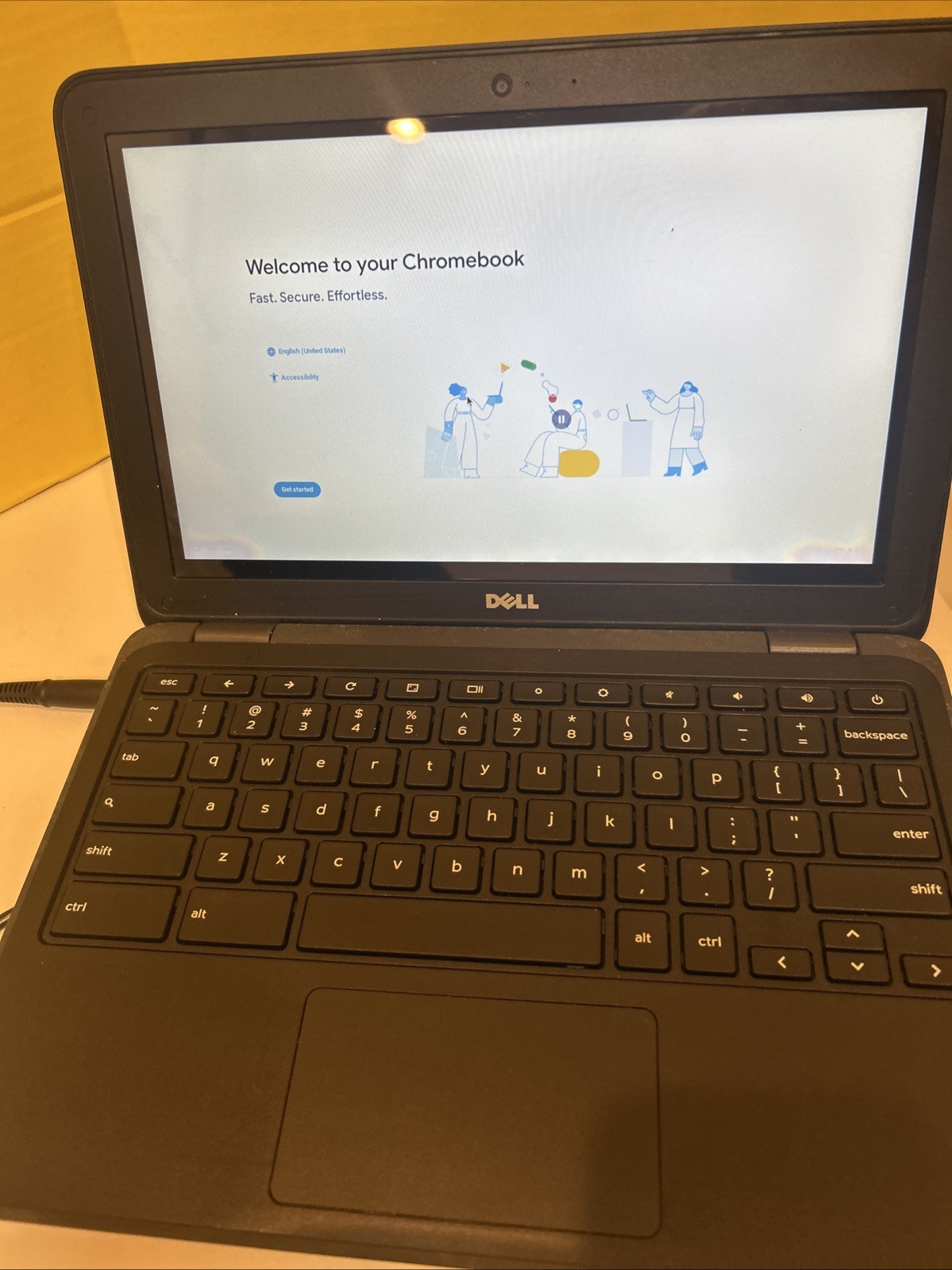 2 Dell 3180 Touchscreen Chromebook Fully Functional Screen Marks Battery Bad